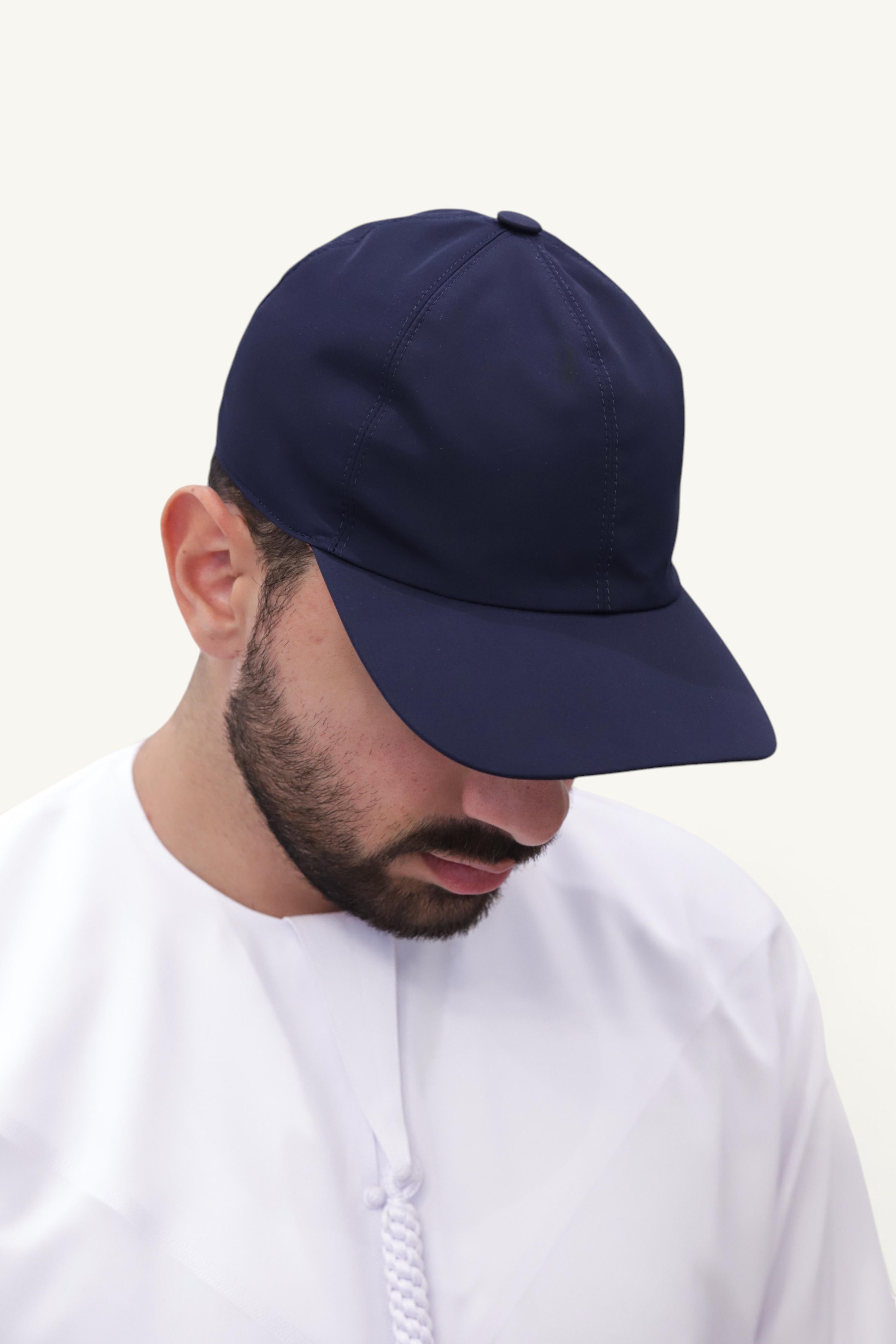PCN 001 BLUE - PRESTIGE BASEBALL CAP Microfibre