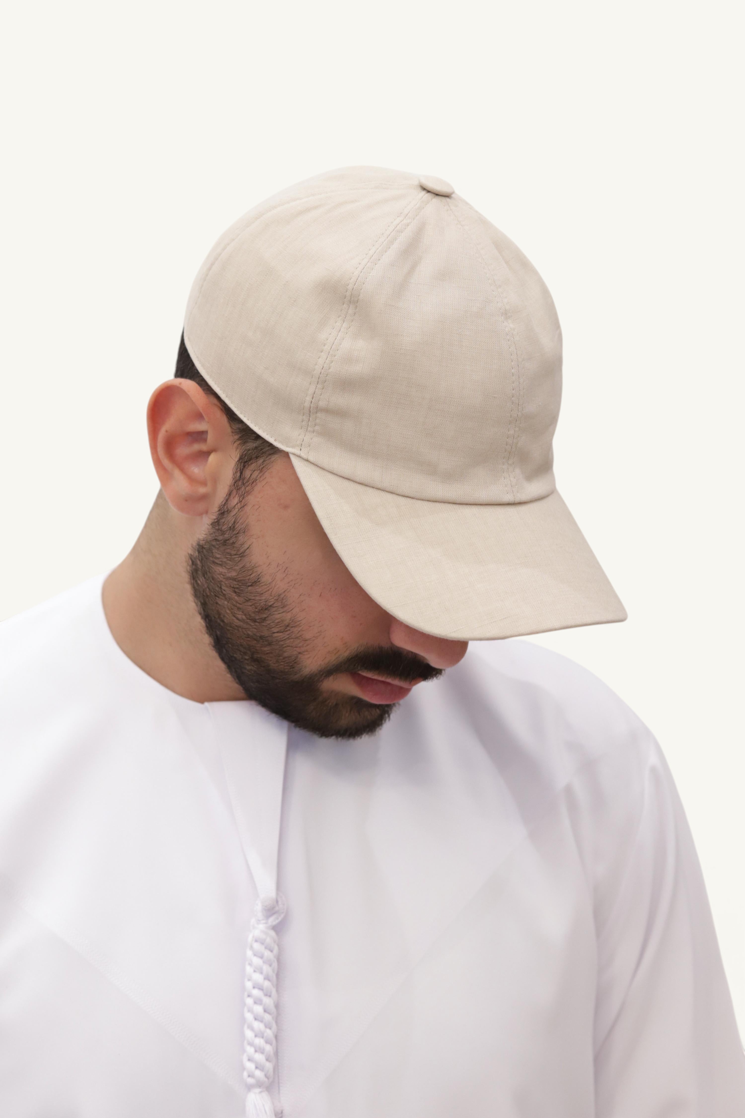PCL 003 BEIGE - BASEBALL CAP LINEN