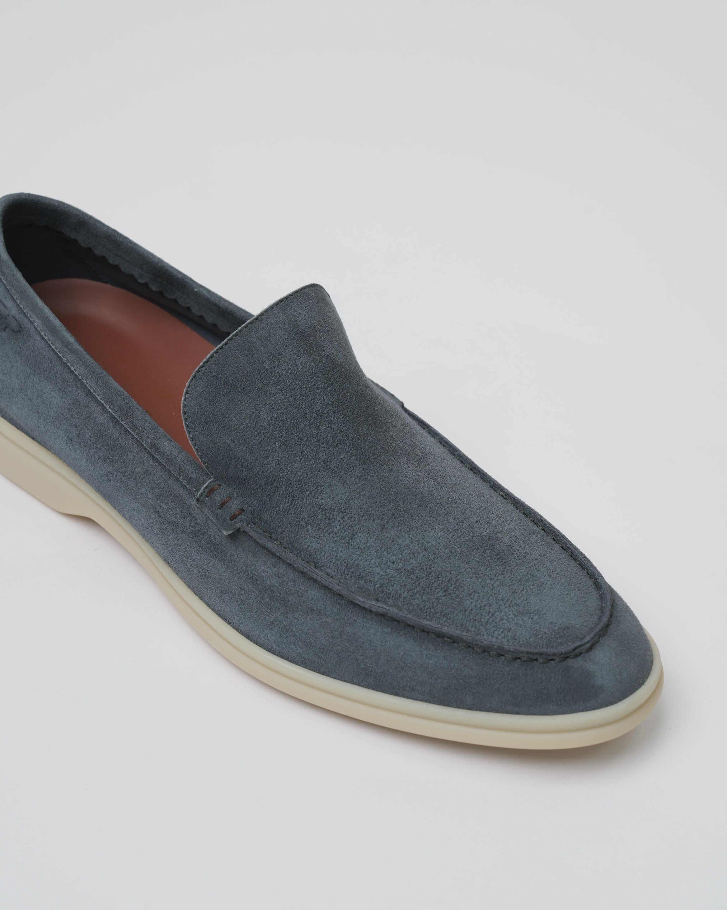 PSM092S LOAFER WALK SUEDE CENERE