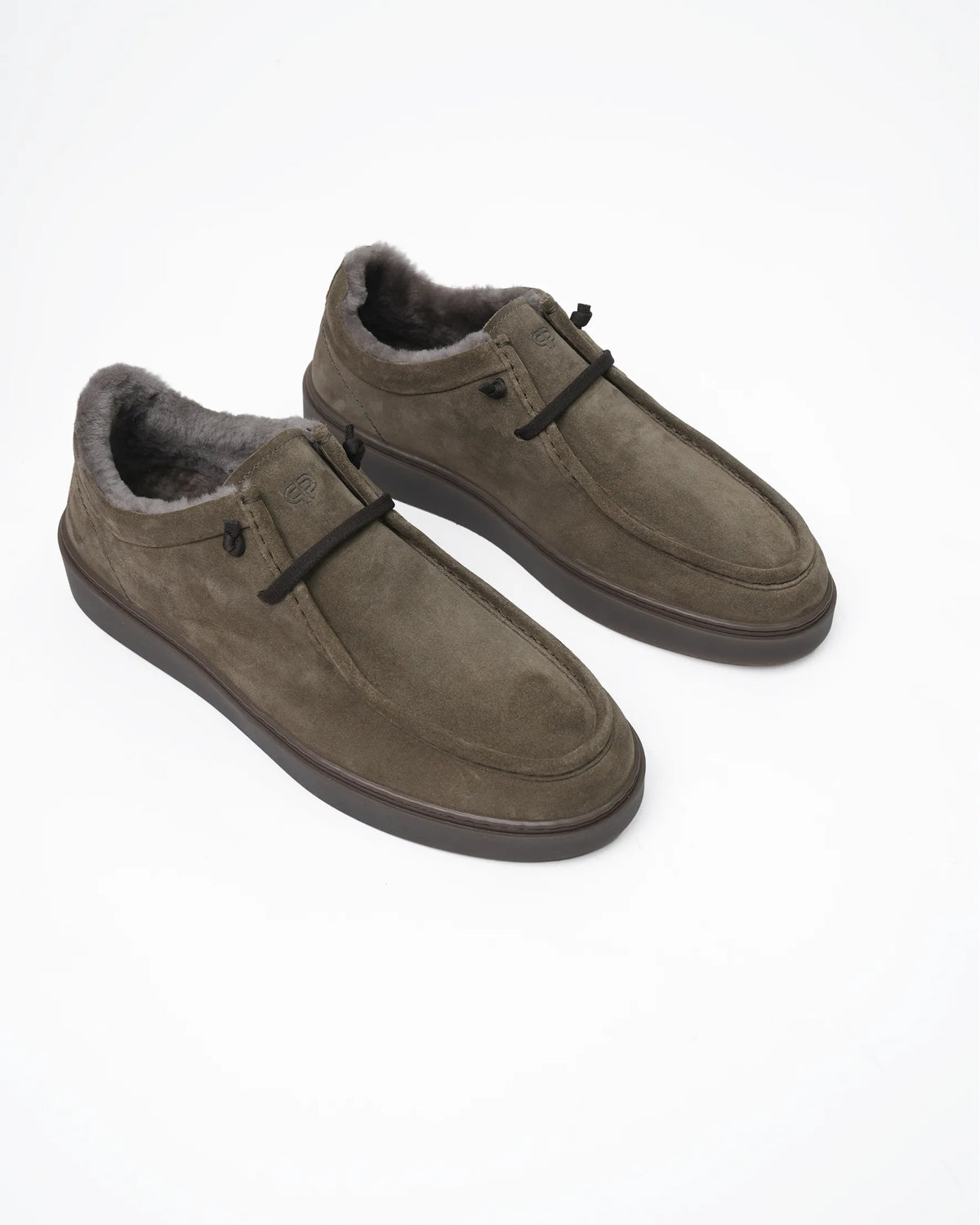 Men's Suede Lace-Up Moccasin - Taupe