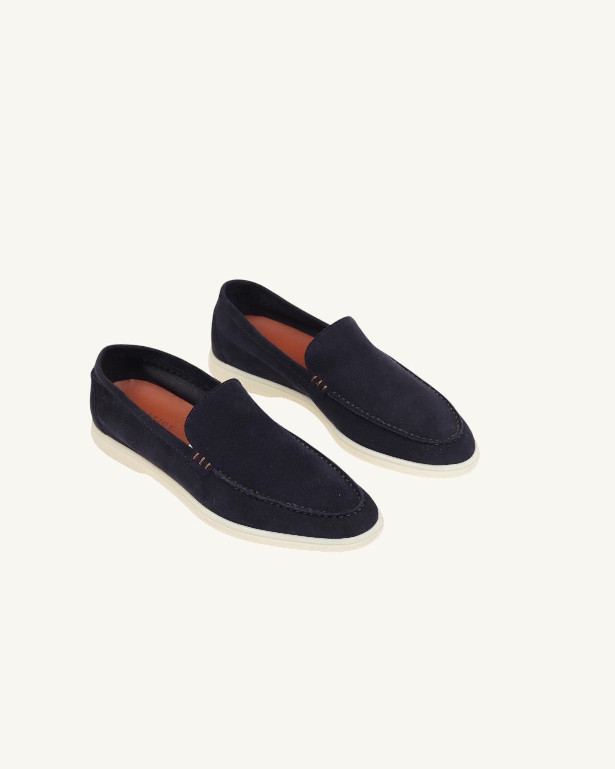 PS - MD92 Loafer Summer Walk - Suede Navy Blue