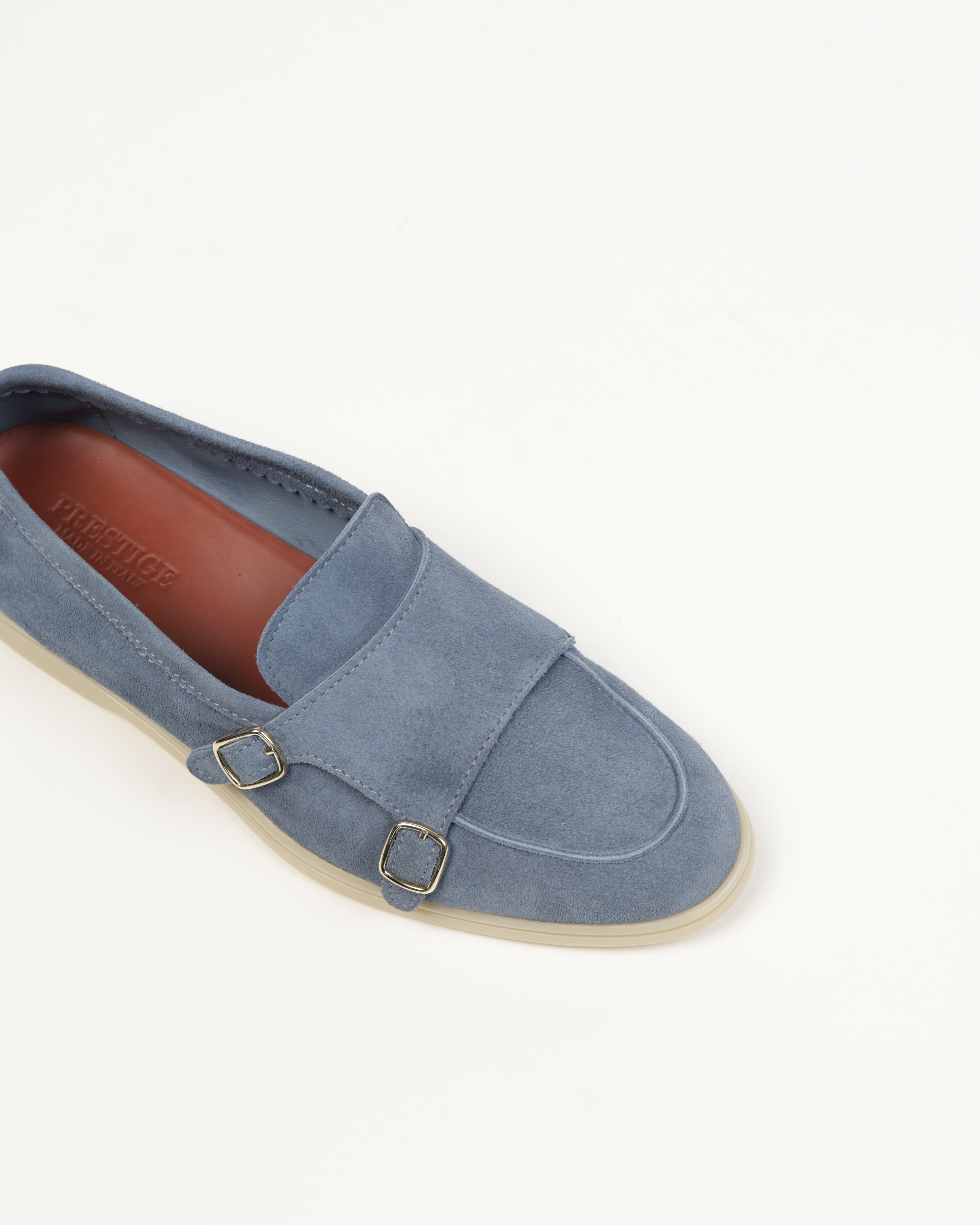 PS - D5338 Loafer Monk Walk LUX - REVERSE - BLUE