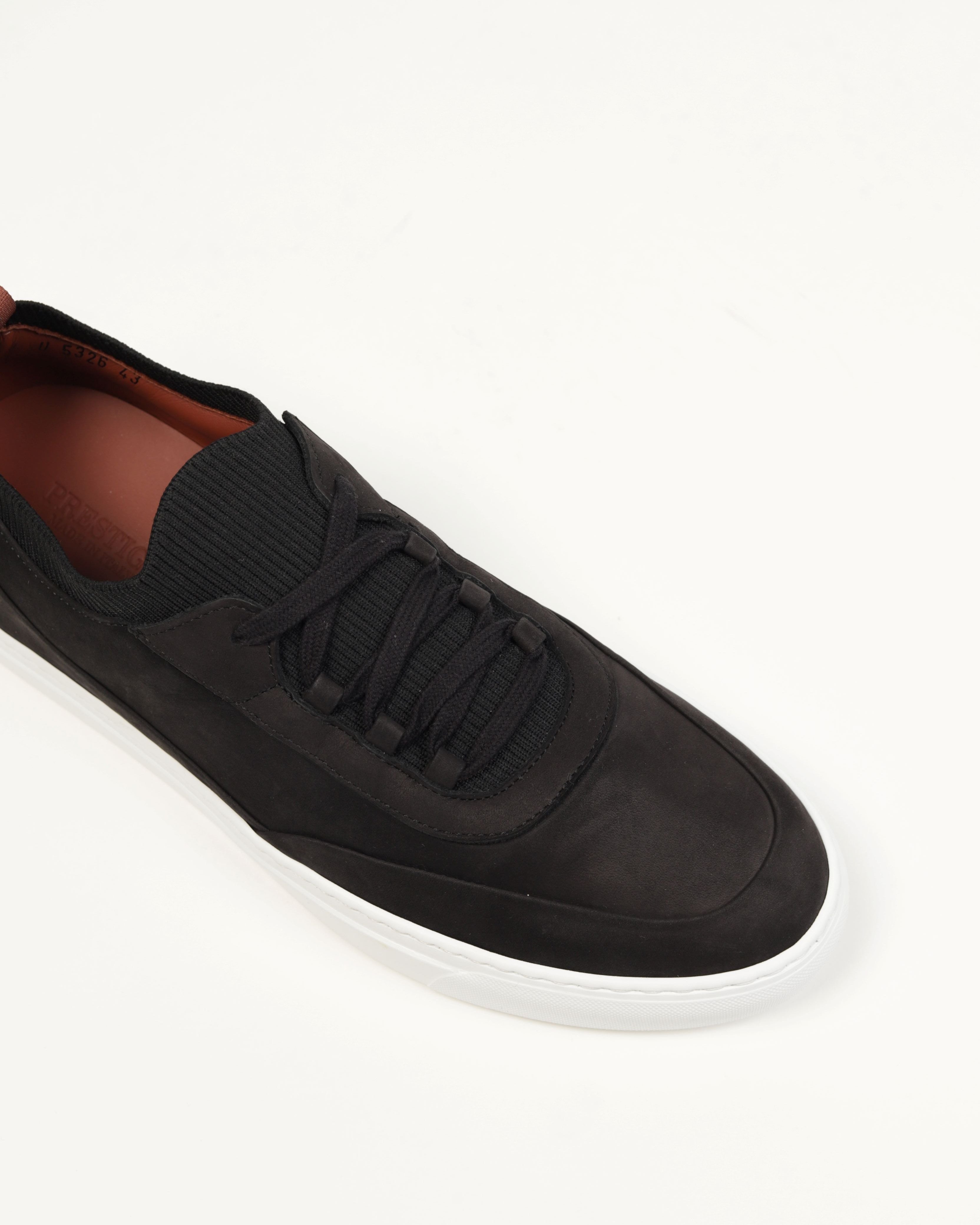 PGS - U5326 Sneaker Soho Nabuk - Lightweight - BLACK