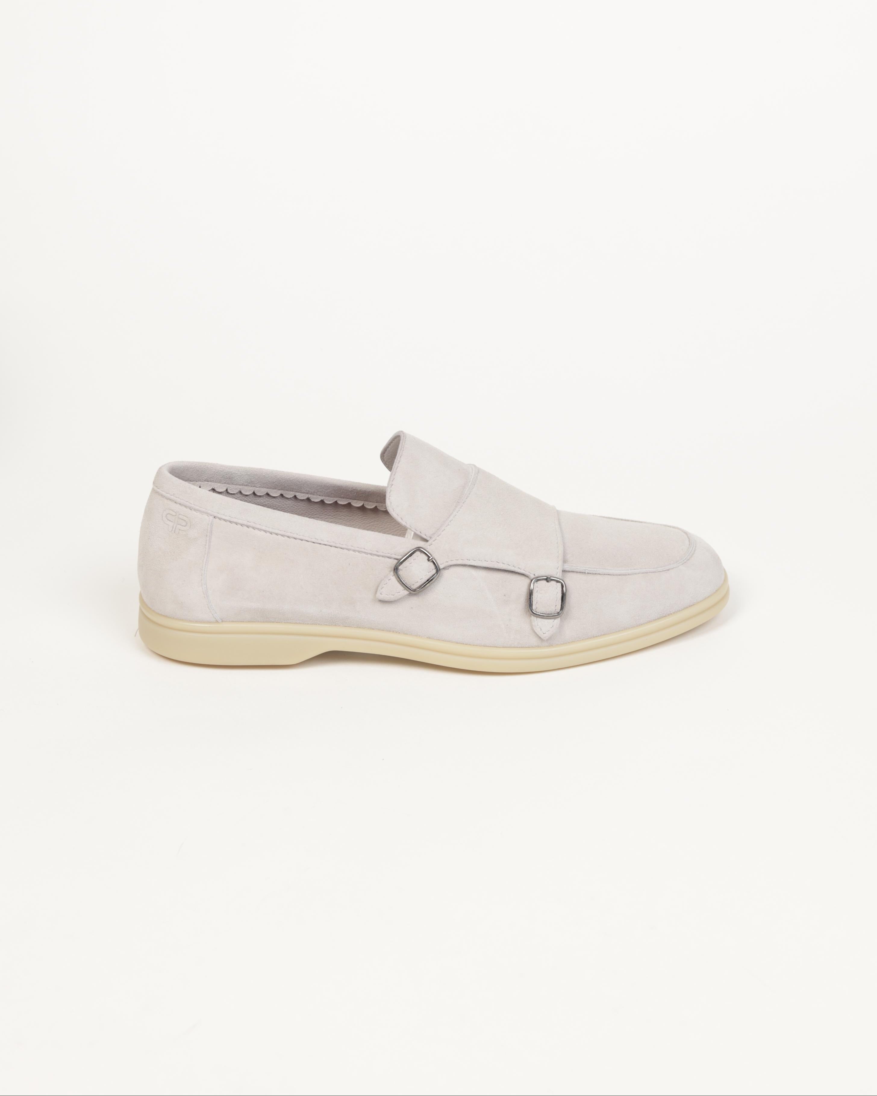 PS-U5338 SMV Loafer MONK - Velour Grey
