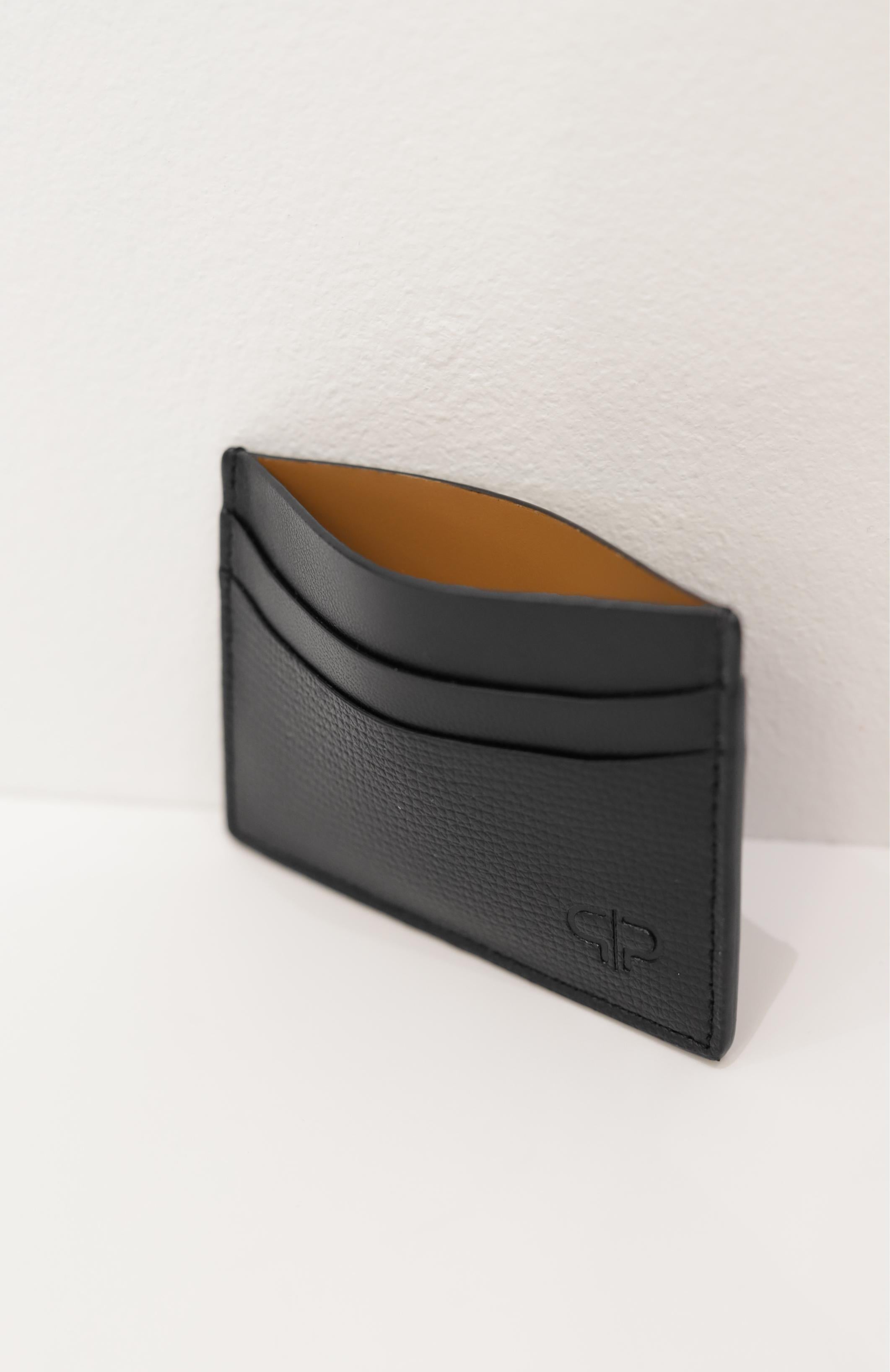 PLW1 Monte Carlo SINGLE CARD HOLDER WALLET WITH LOGO