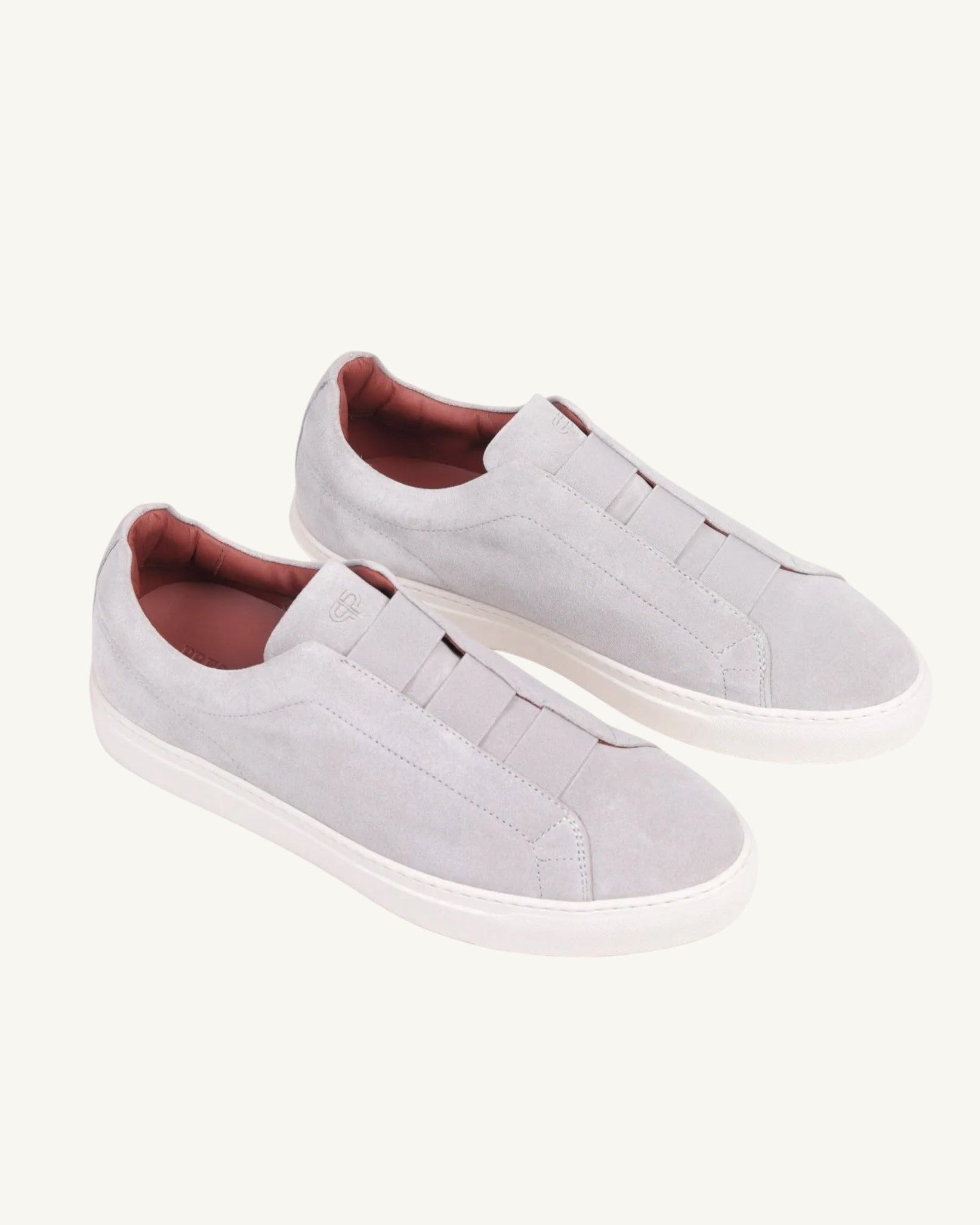 PS - U5332 Sneaker Triple Stitches Velour Grey- LIGHTWEIGHT