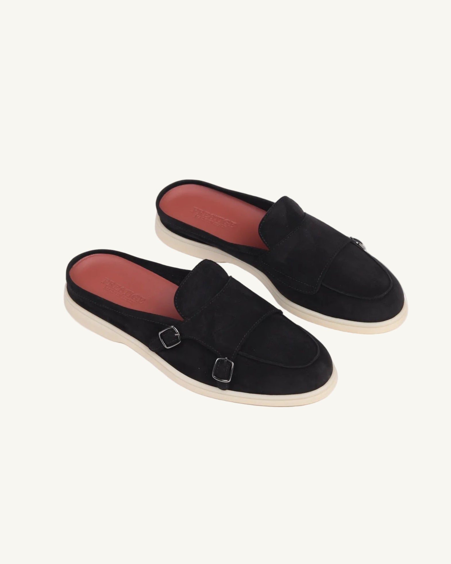 PS - D5337 Babouche Monk Walk LUX - REVERSE - BLACK