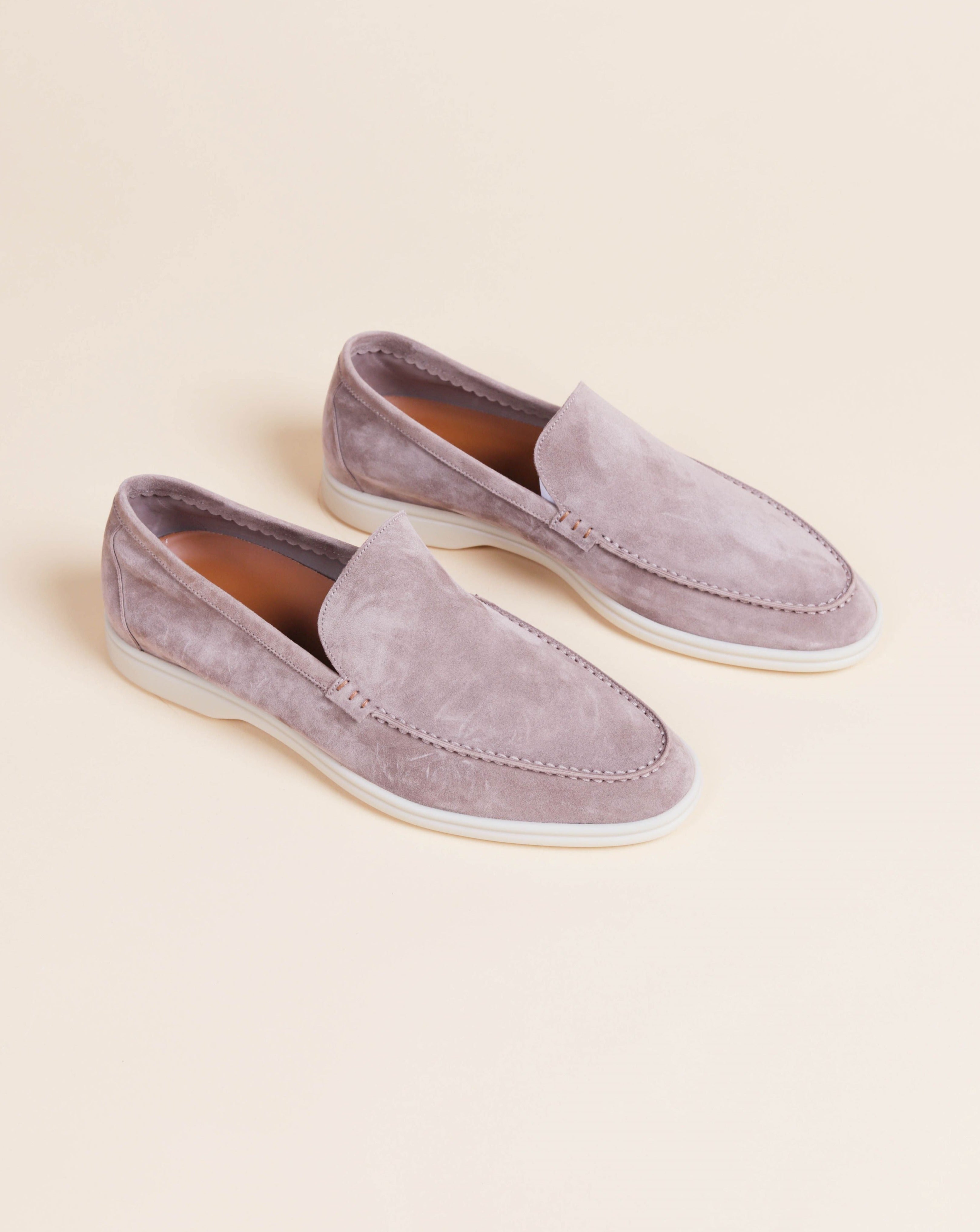 PSM092S LOAFER SUEDE LIGHT GREY