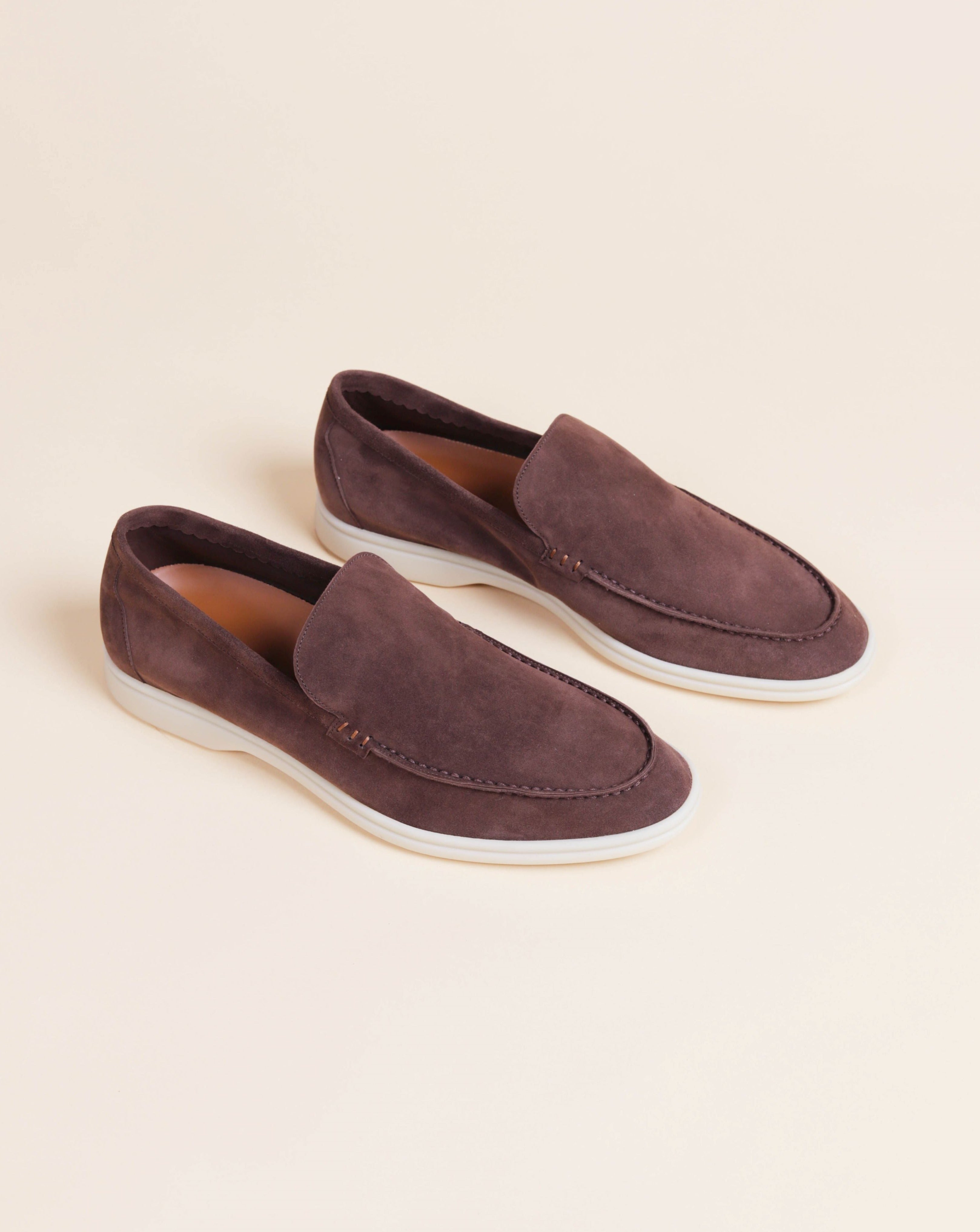 PS LOAFER SUEDE DARK BROWN