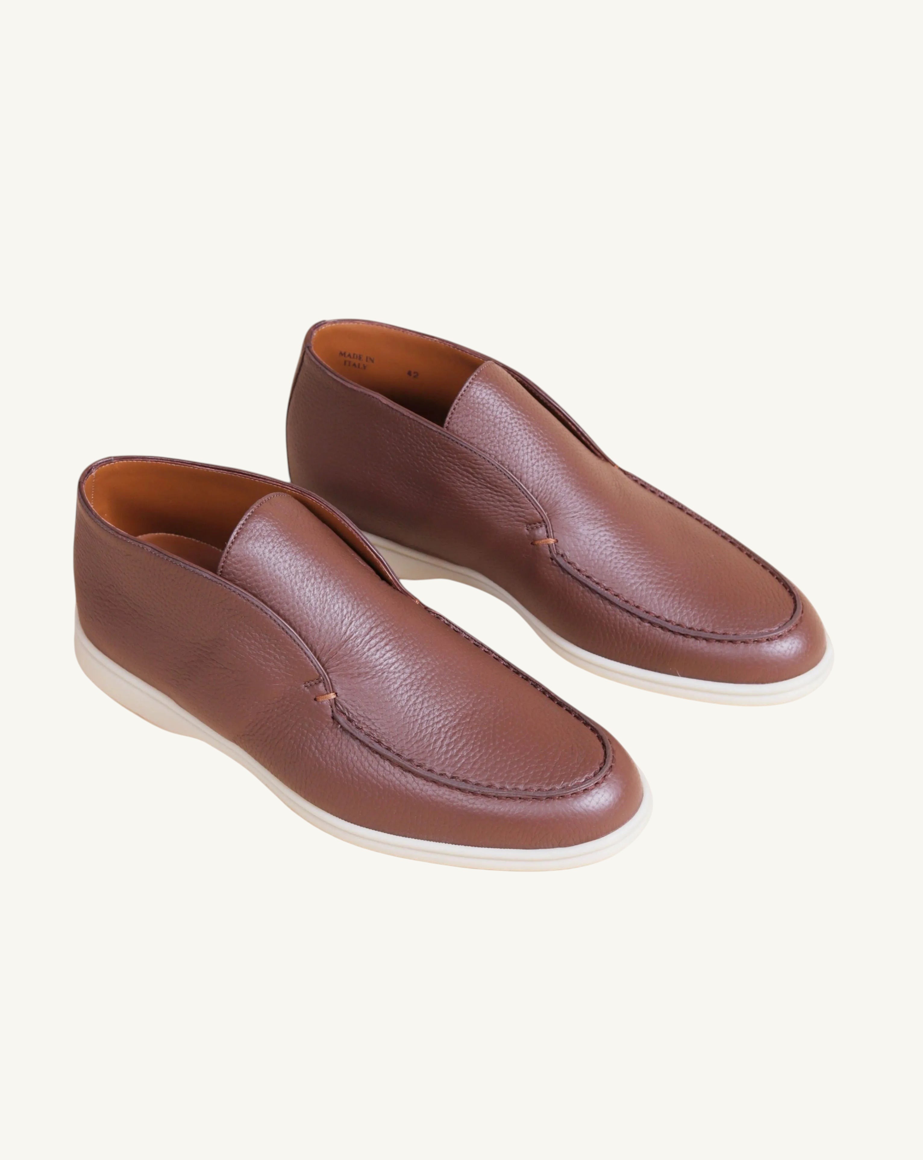 PDL092C ANKLE BOOT DEER DARK BROWN