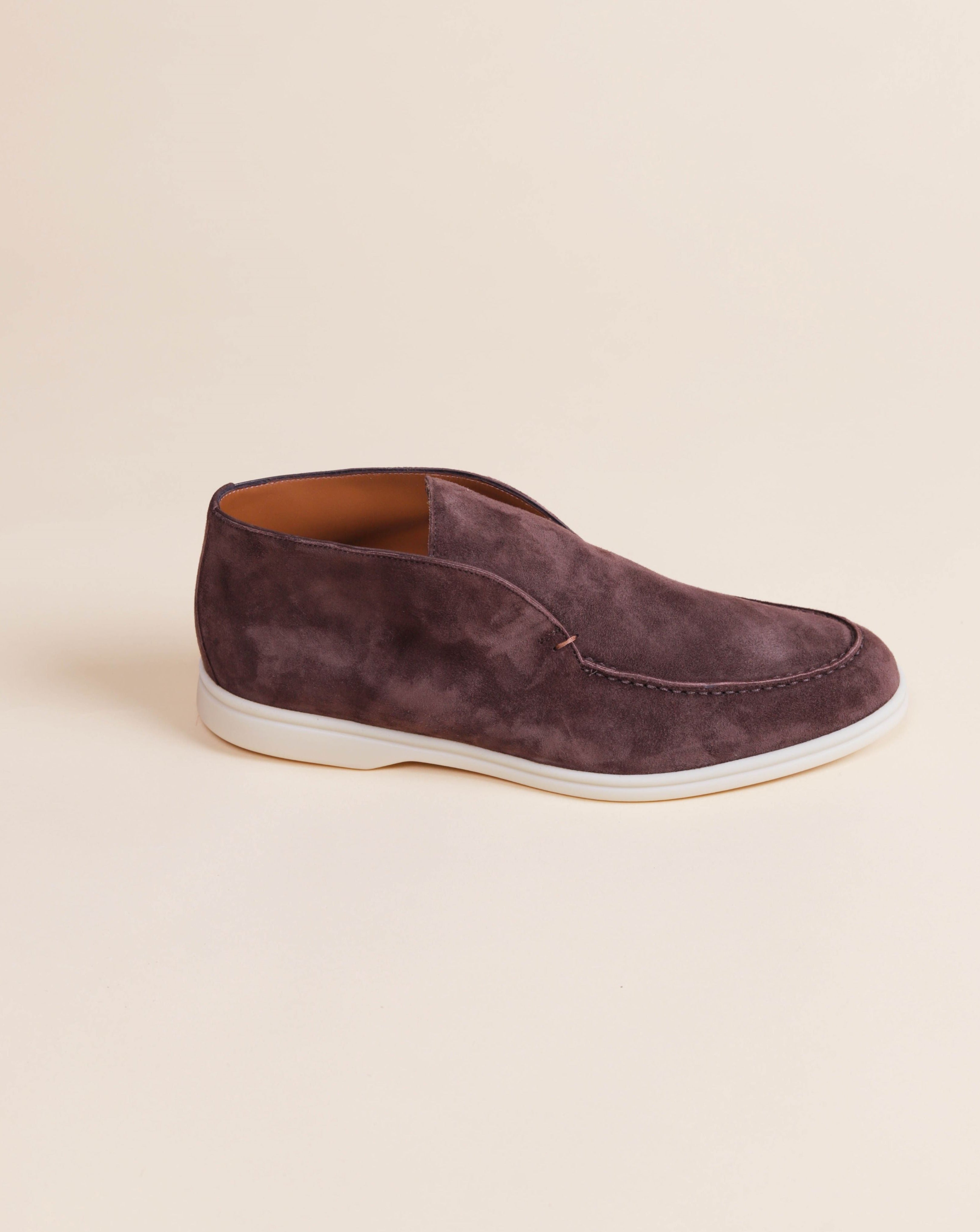PSL092S ANKLE BOOT SUEDE DARK BROWN