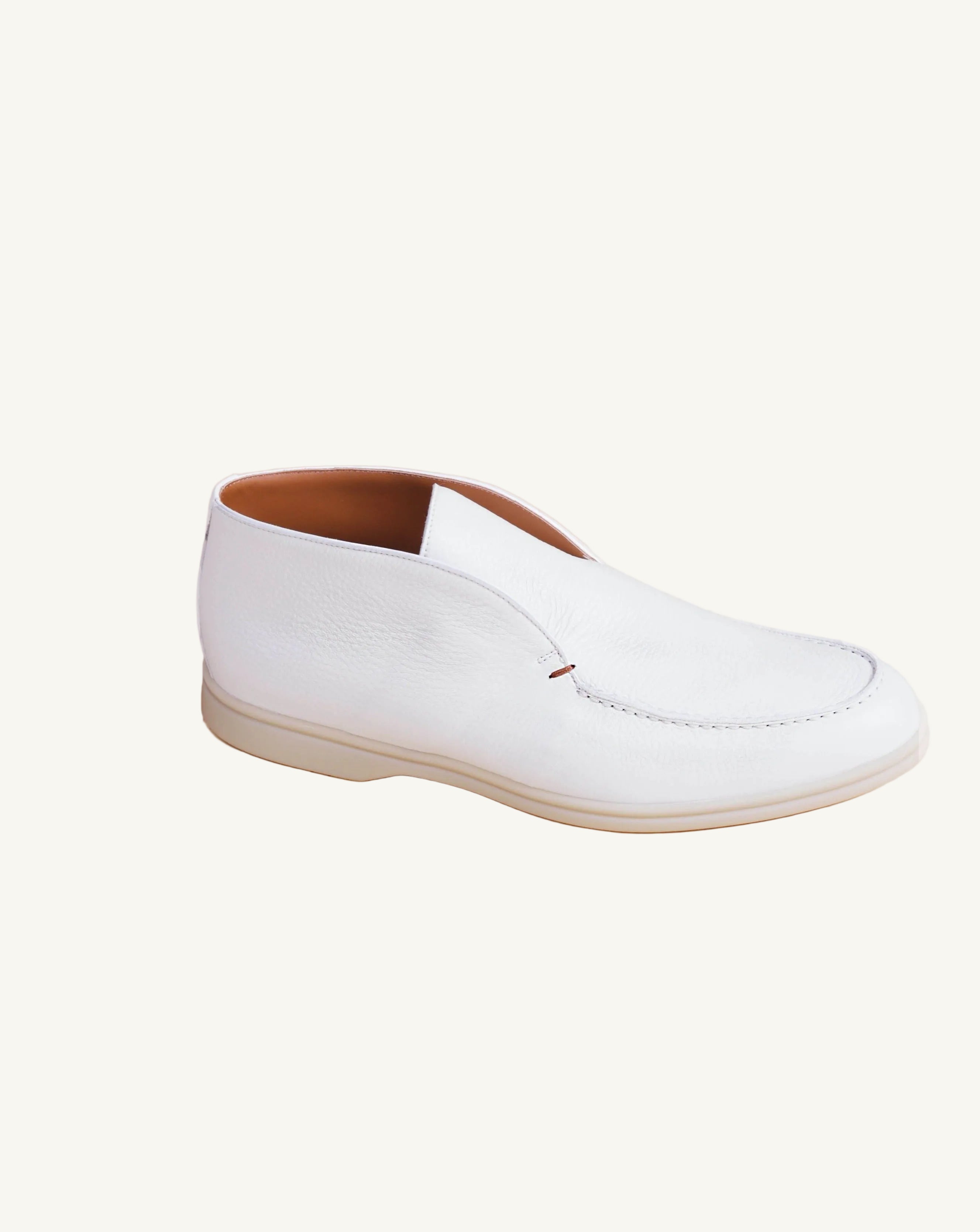 PDL092C ANKLE BOOT DEER WHITE