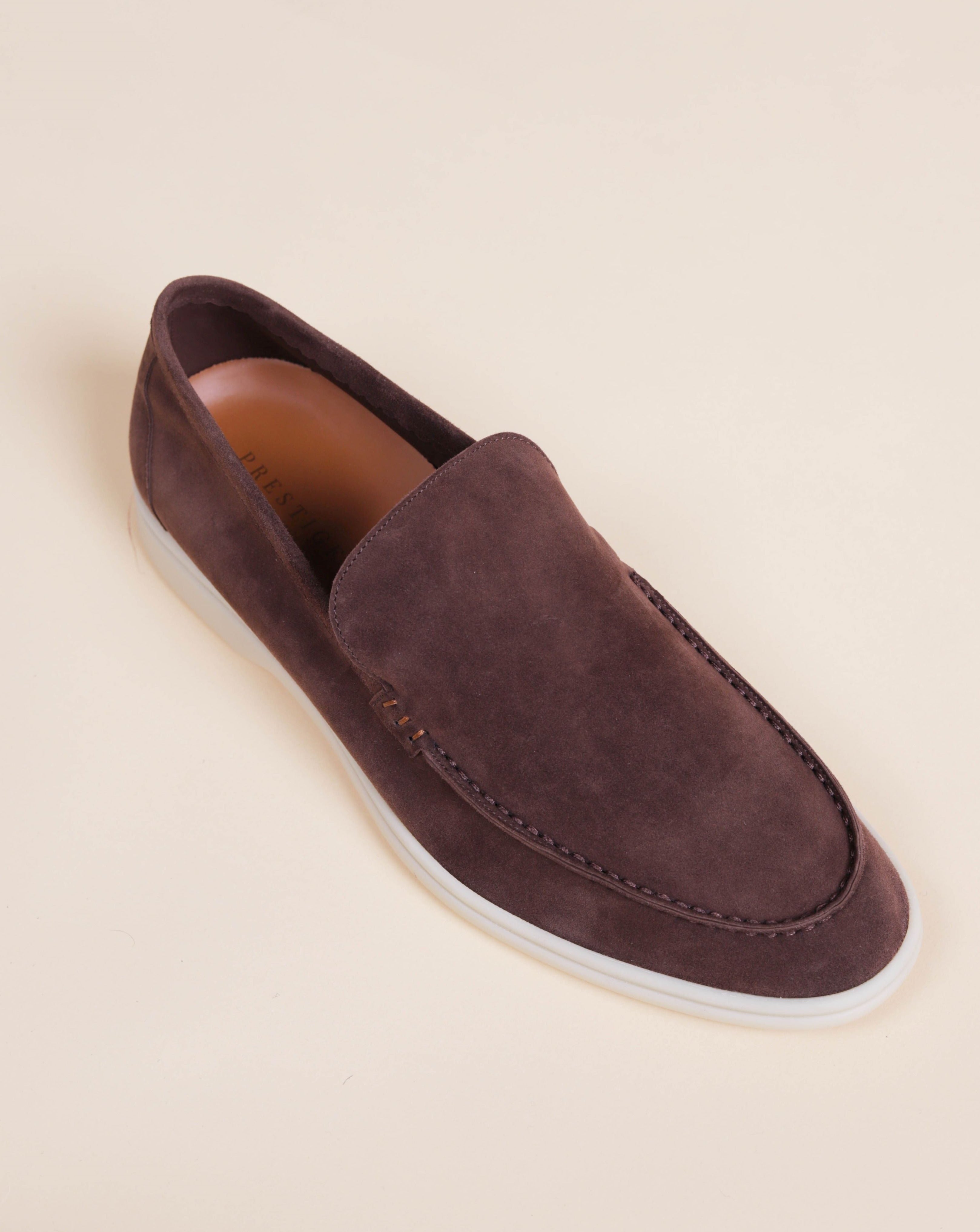 PS LOAFER SUEDE DARK BROWN