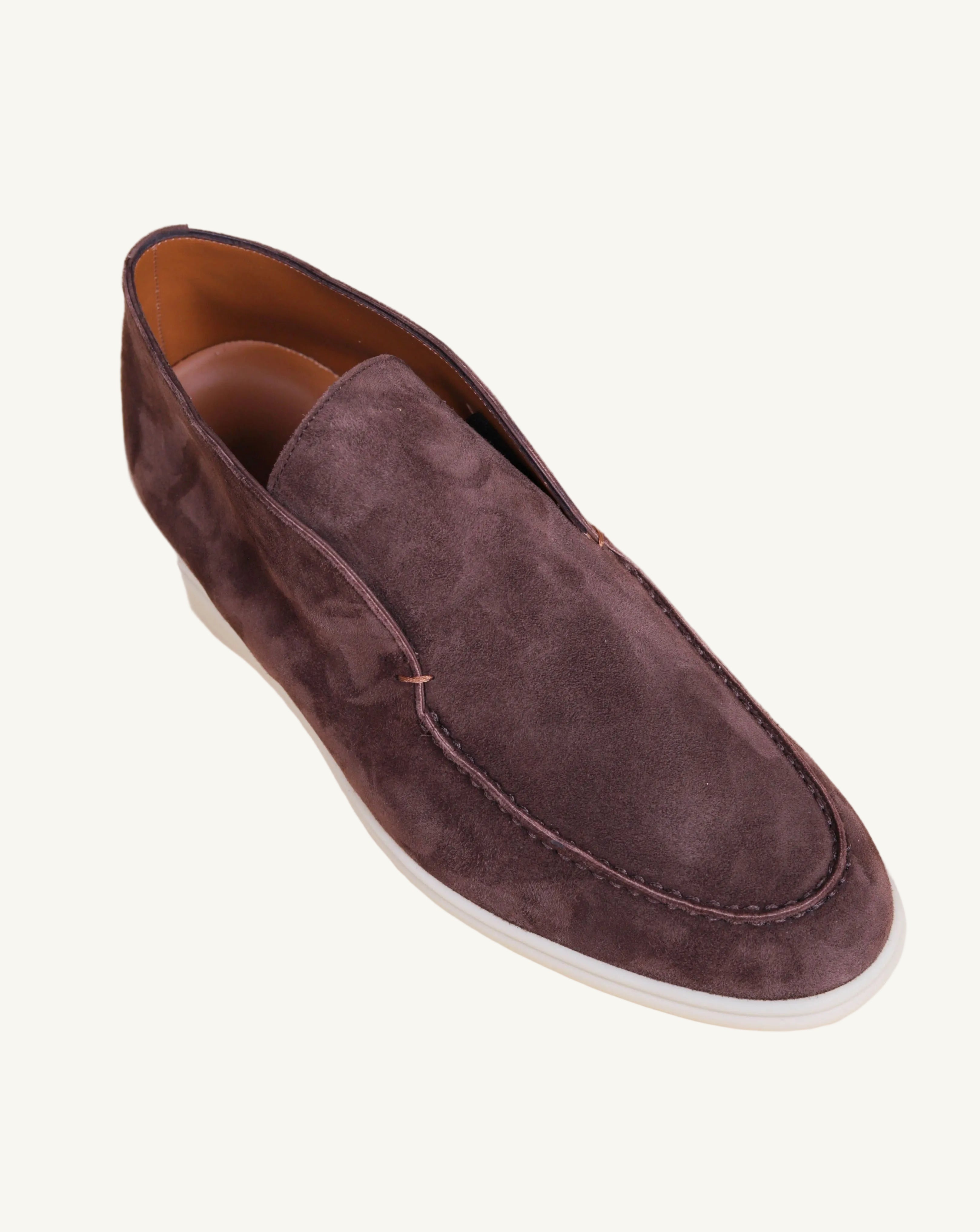 PSL092S ANKLE BOOT SUEDE DARK BROWN