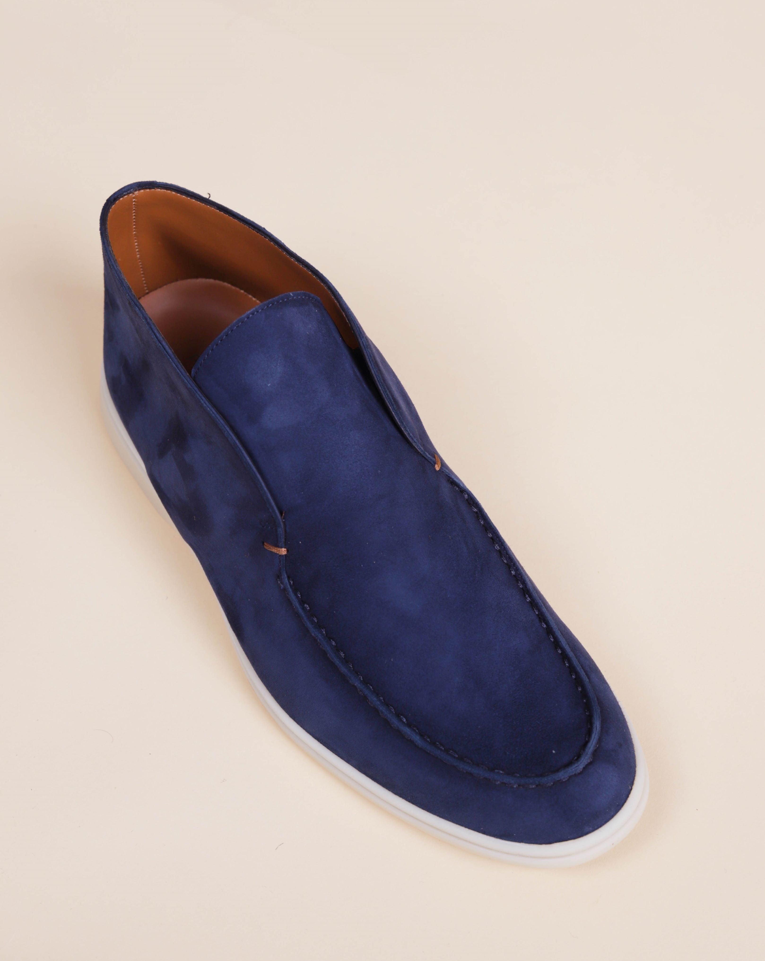 PSL092S ANKLE BOOT SUEDE BLUE