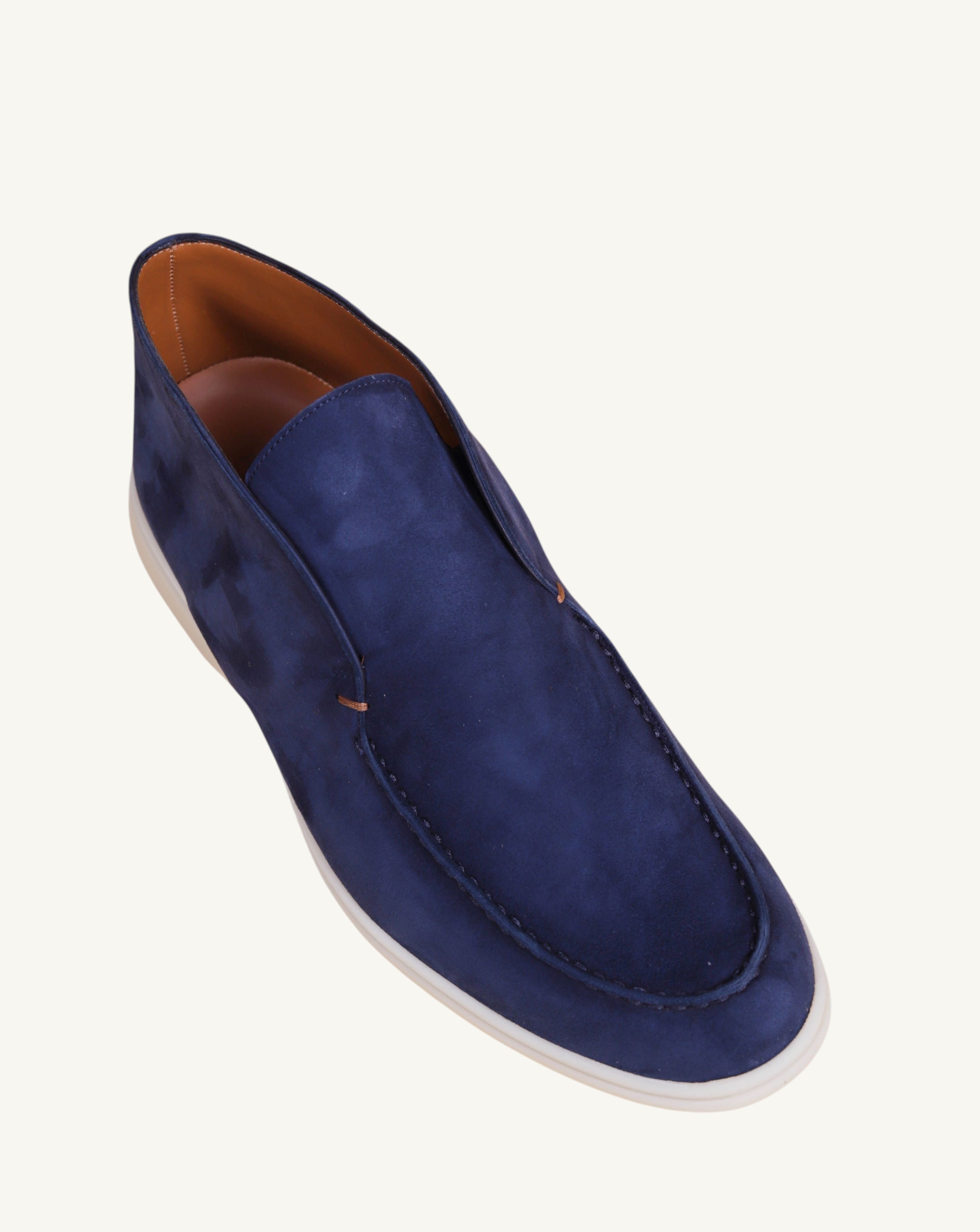 PSL092S ANKLE BOOT SUEDE BLUE