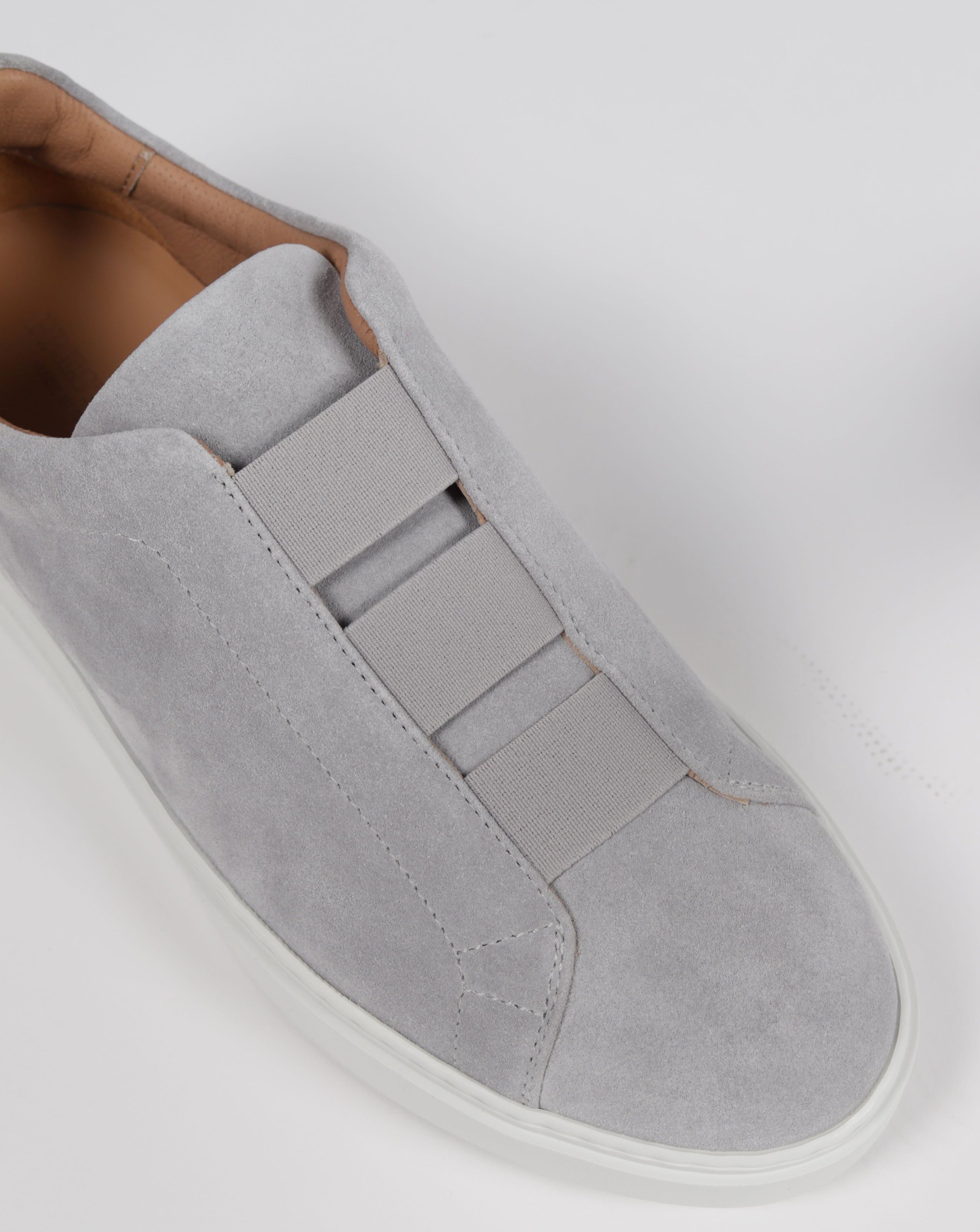 PS-U1357-H01 TRIPLE STITCHES VELOUR GREY
