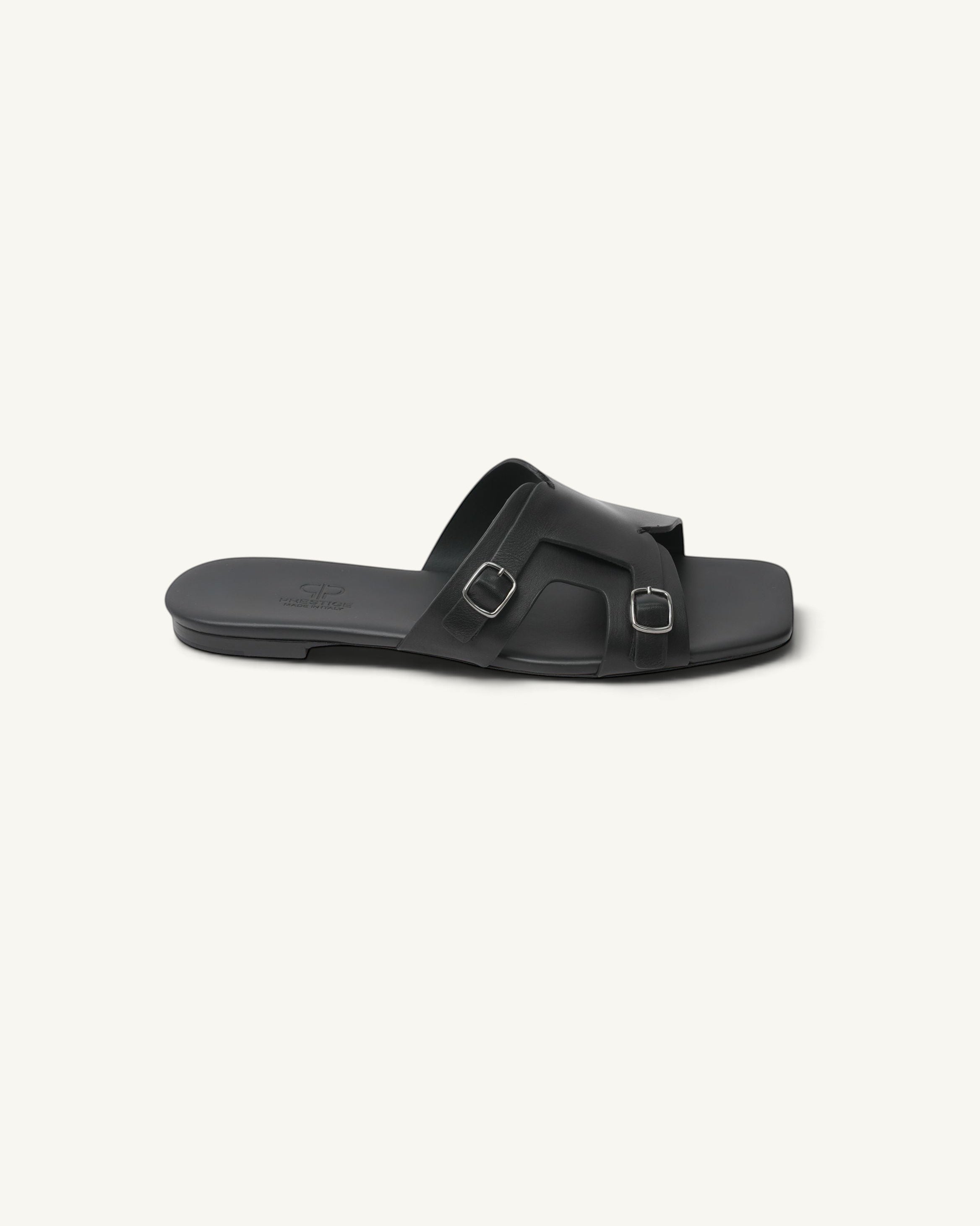 PD - 001 - 15 - SSNR Summer Monk Walk NAPPA ROYAL Black