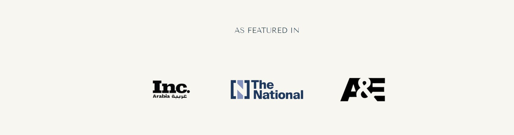 Prestige brand featured in Inc. Arabia, The National, and A&E publications