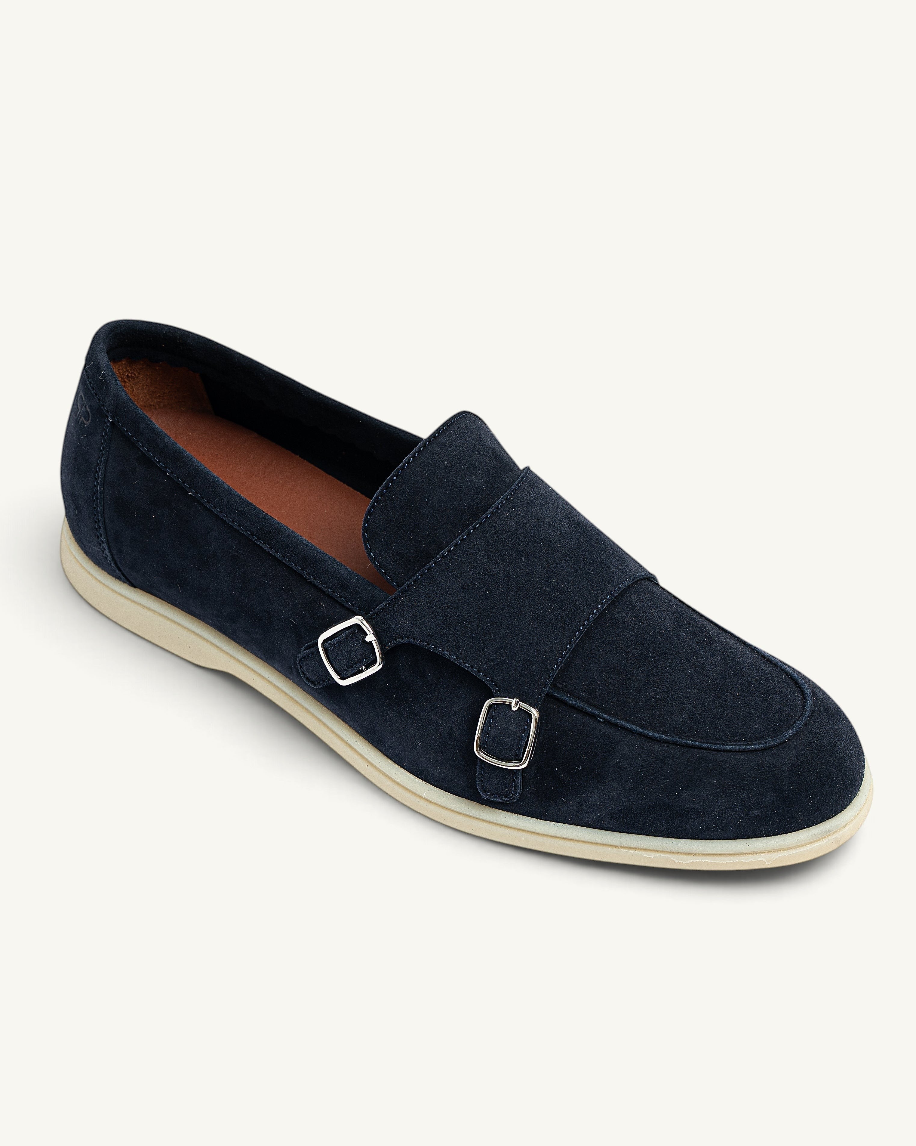 PS - D5338 Loafer Monk Walk REVERSE - Navy Blue