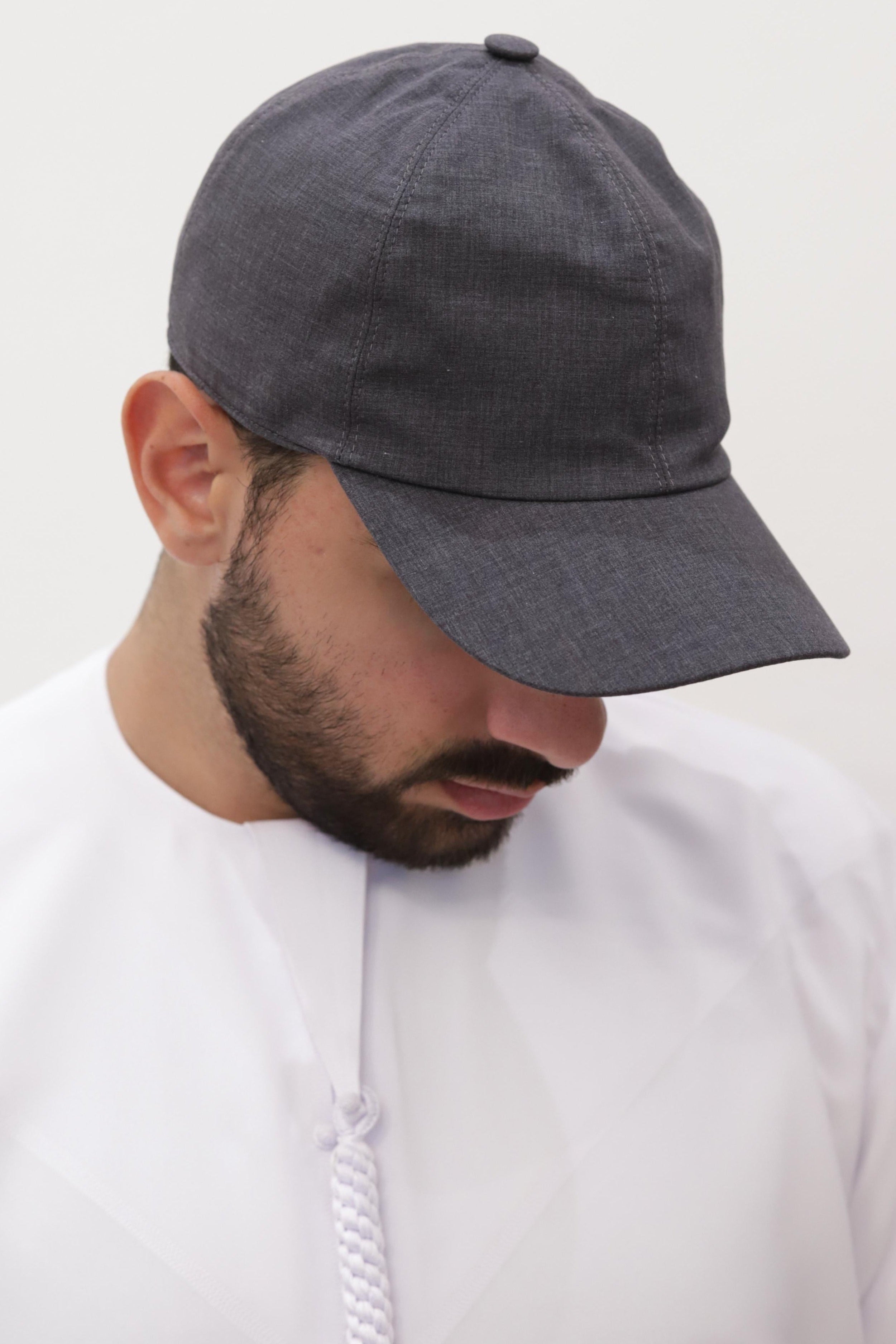 قبعة بيسبول قطنية من نوع PCC 002 أنثراسيت