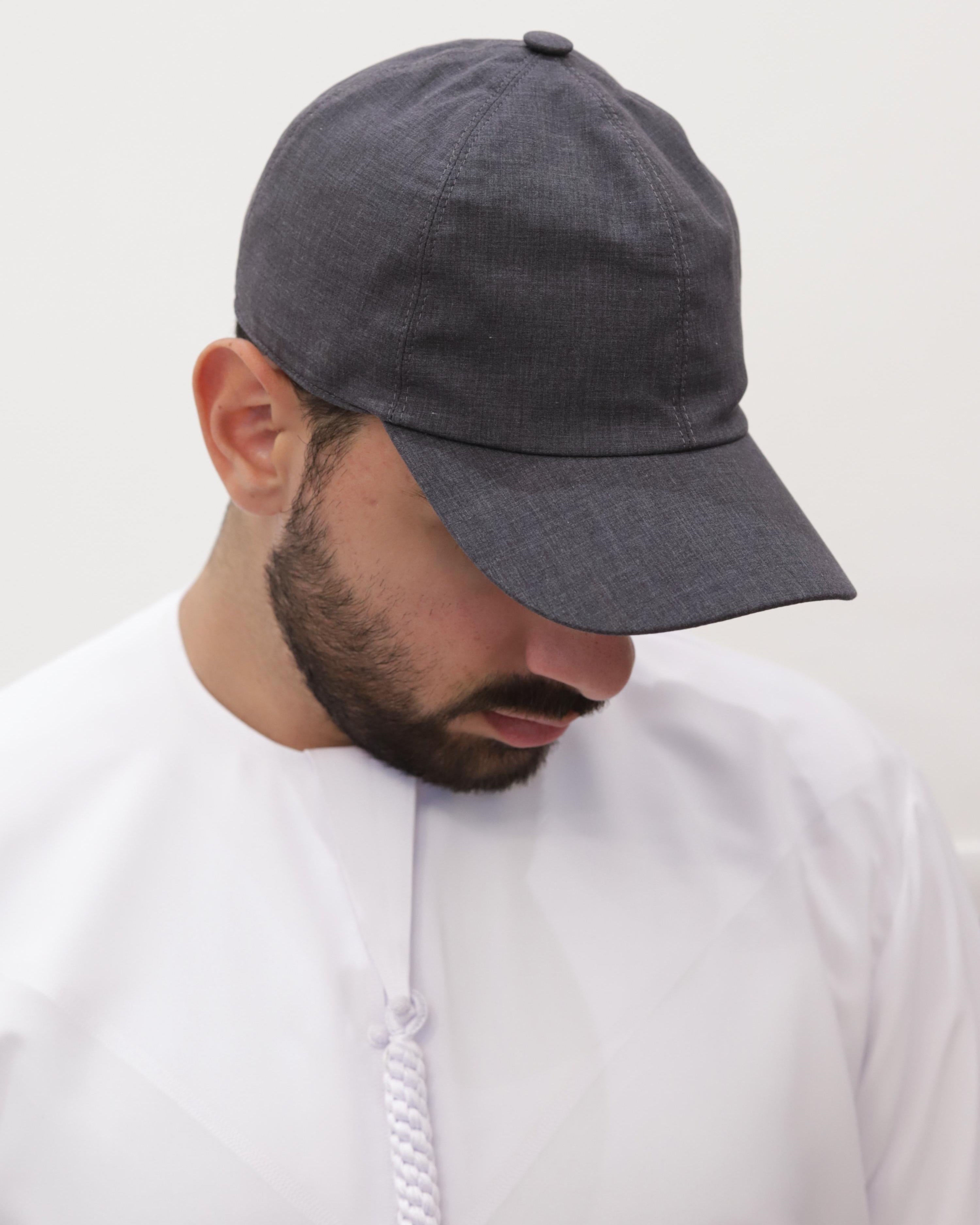 PCC 002 ANTHRACITE - BASEBALL CAP COTTON