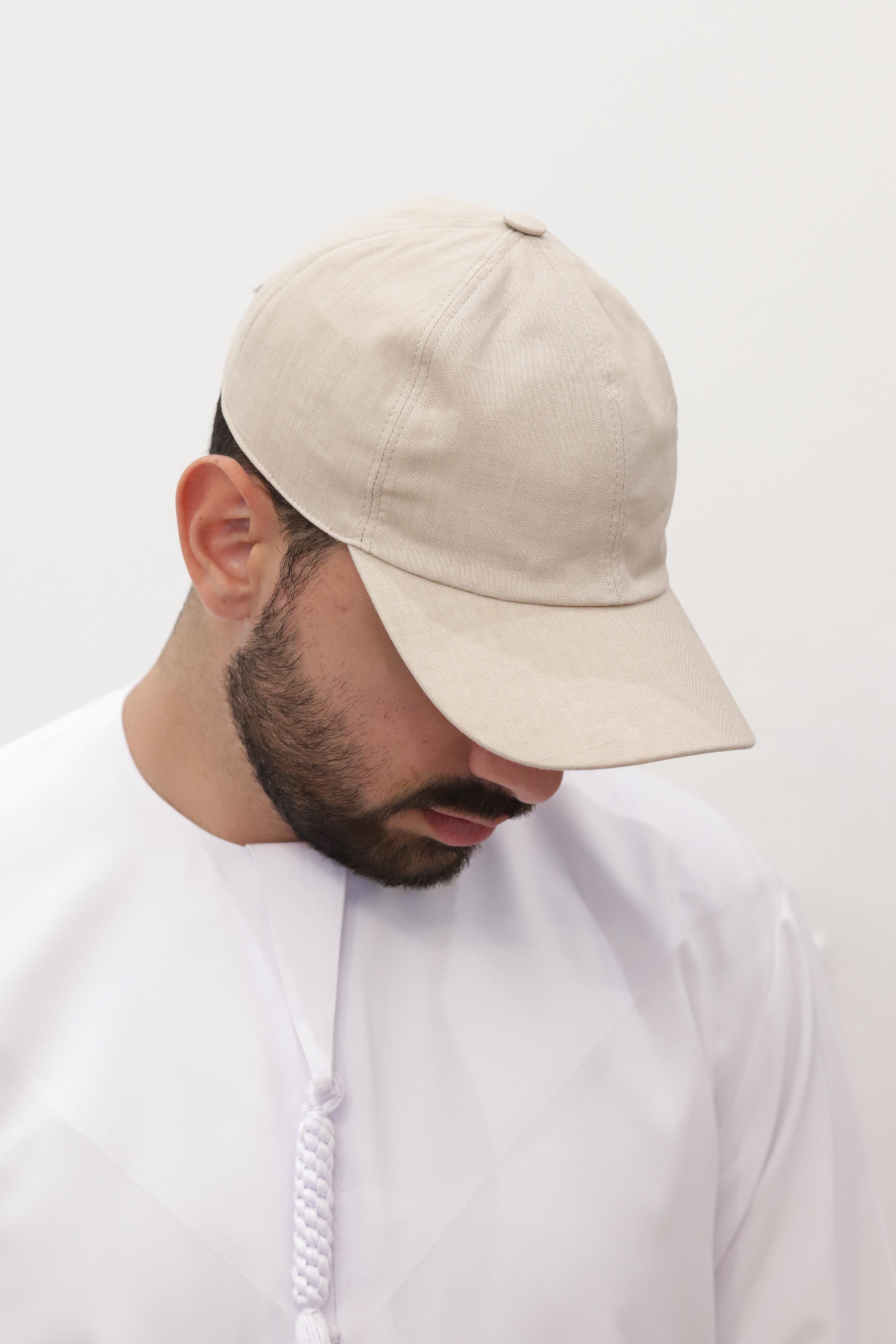 PCL 003 BEIGE - BASEBALL CAP LINEN