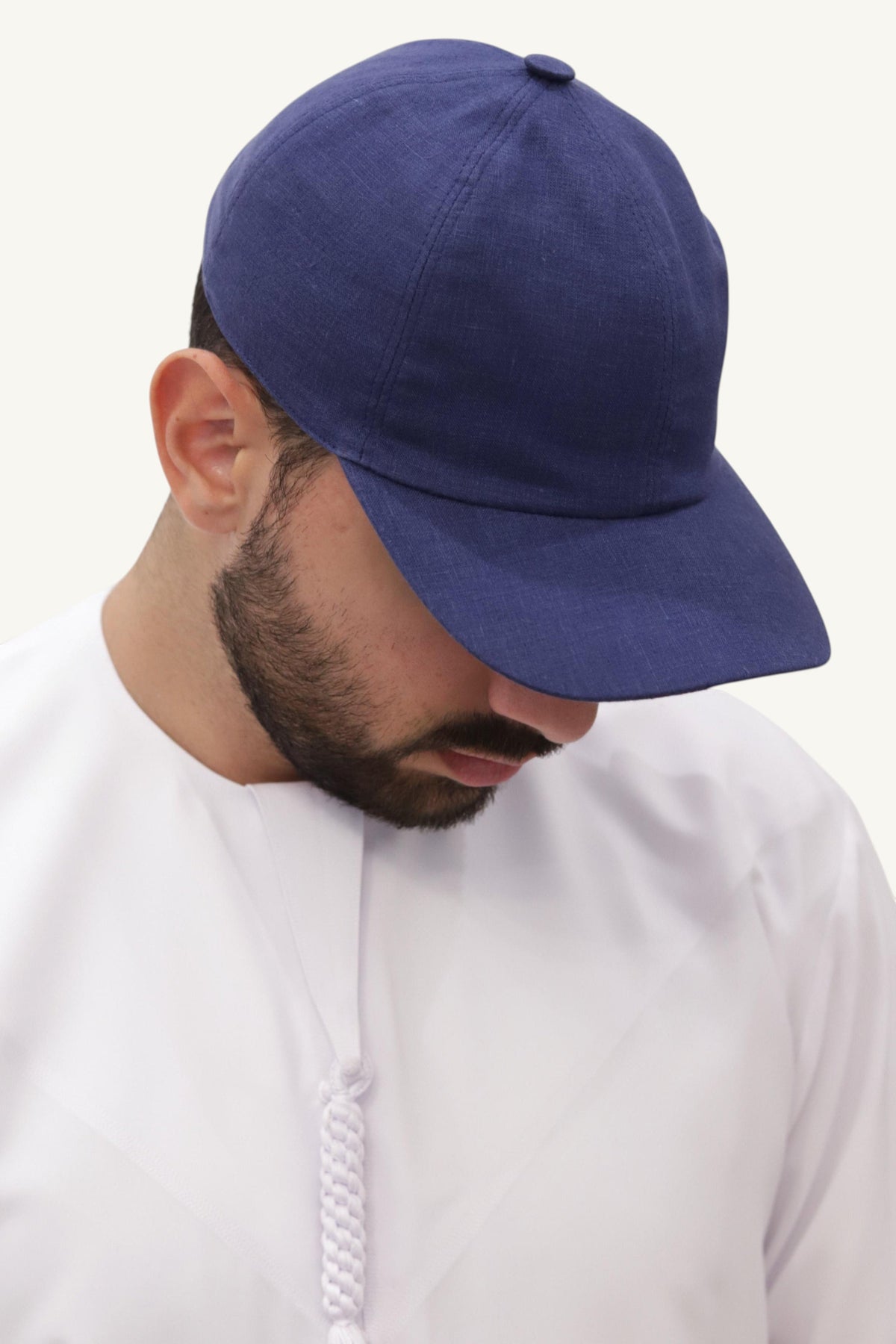 PCL 001 BLUE - BASEBALL CAP LINEN