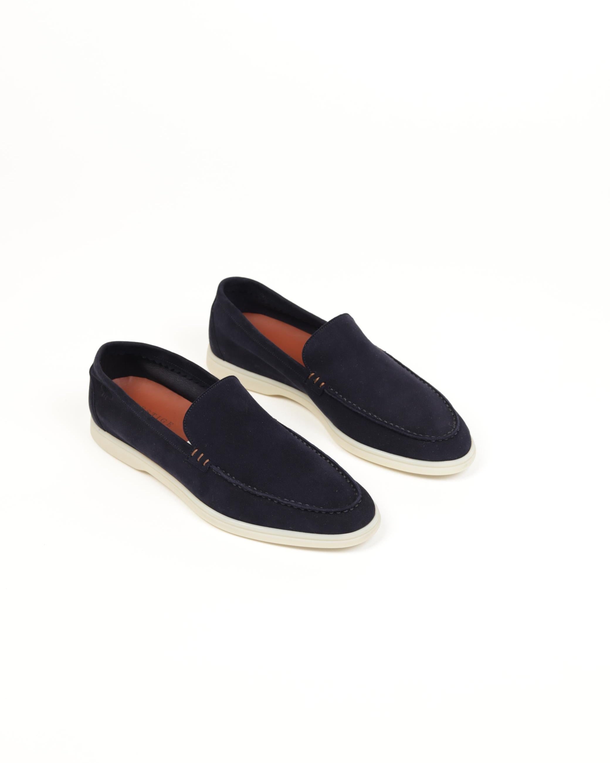 PS - MD92 Loafer Summer Walk - Suede Navy Blue