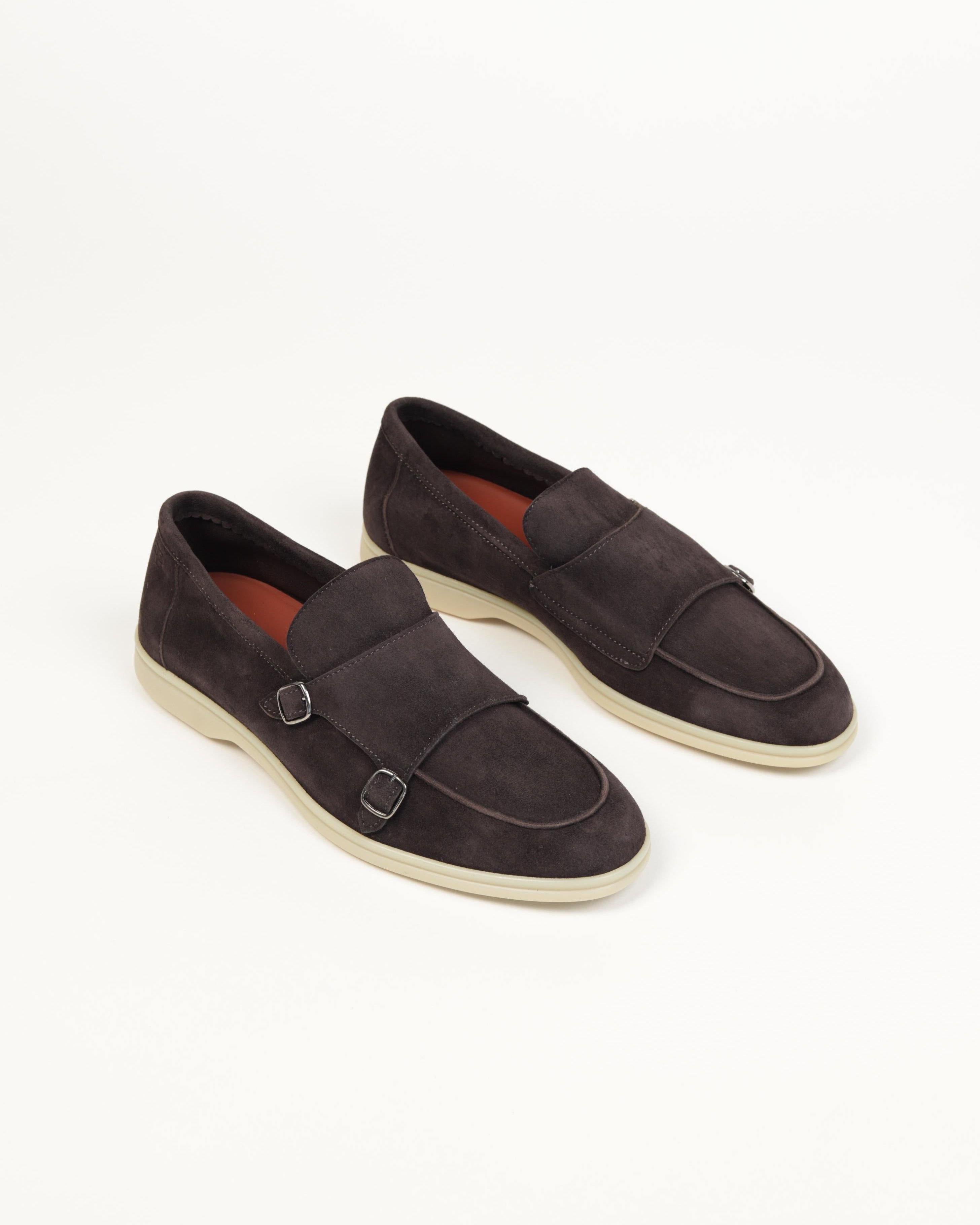 PS-U5338  SMV Loafer MONK - Velour T-Moro