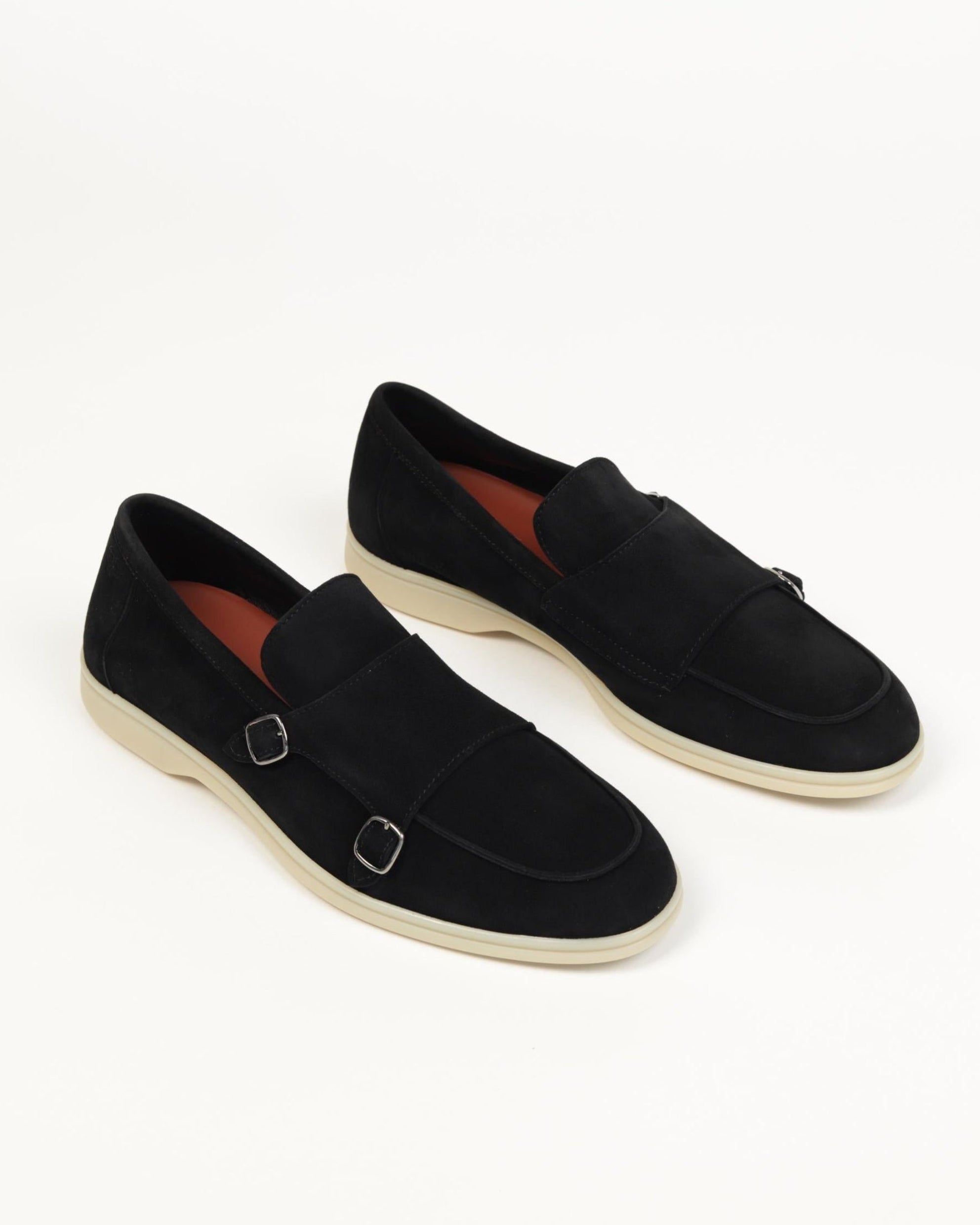 PS-U5338 SMV Loafer MONK - Velour Black