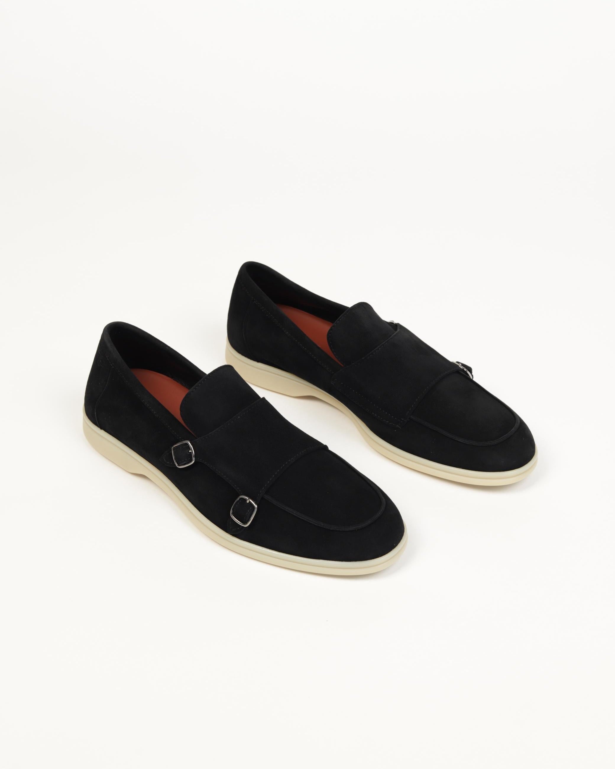 PS-U5338 SMV Loafer MONK - Velour Black