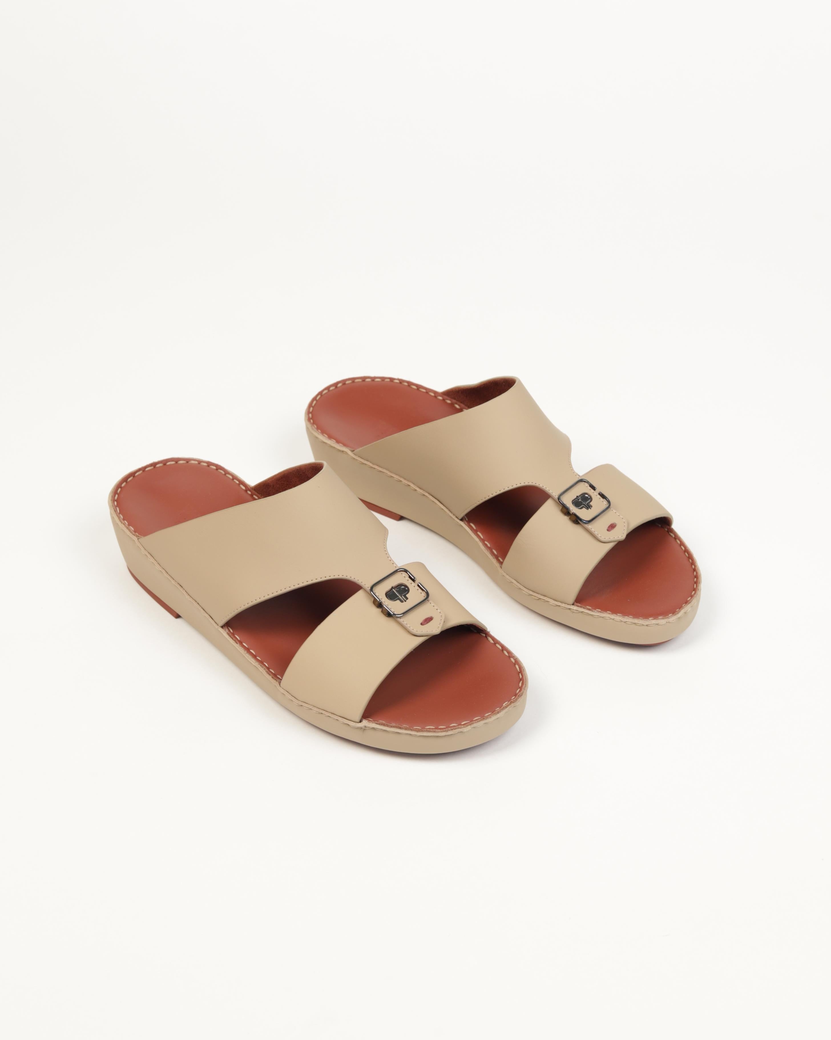 Premium men's sandals in the UAE, crafted from genuine Italian and natural leather.