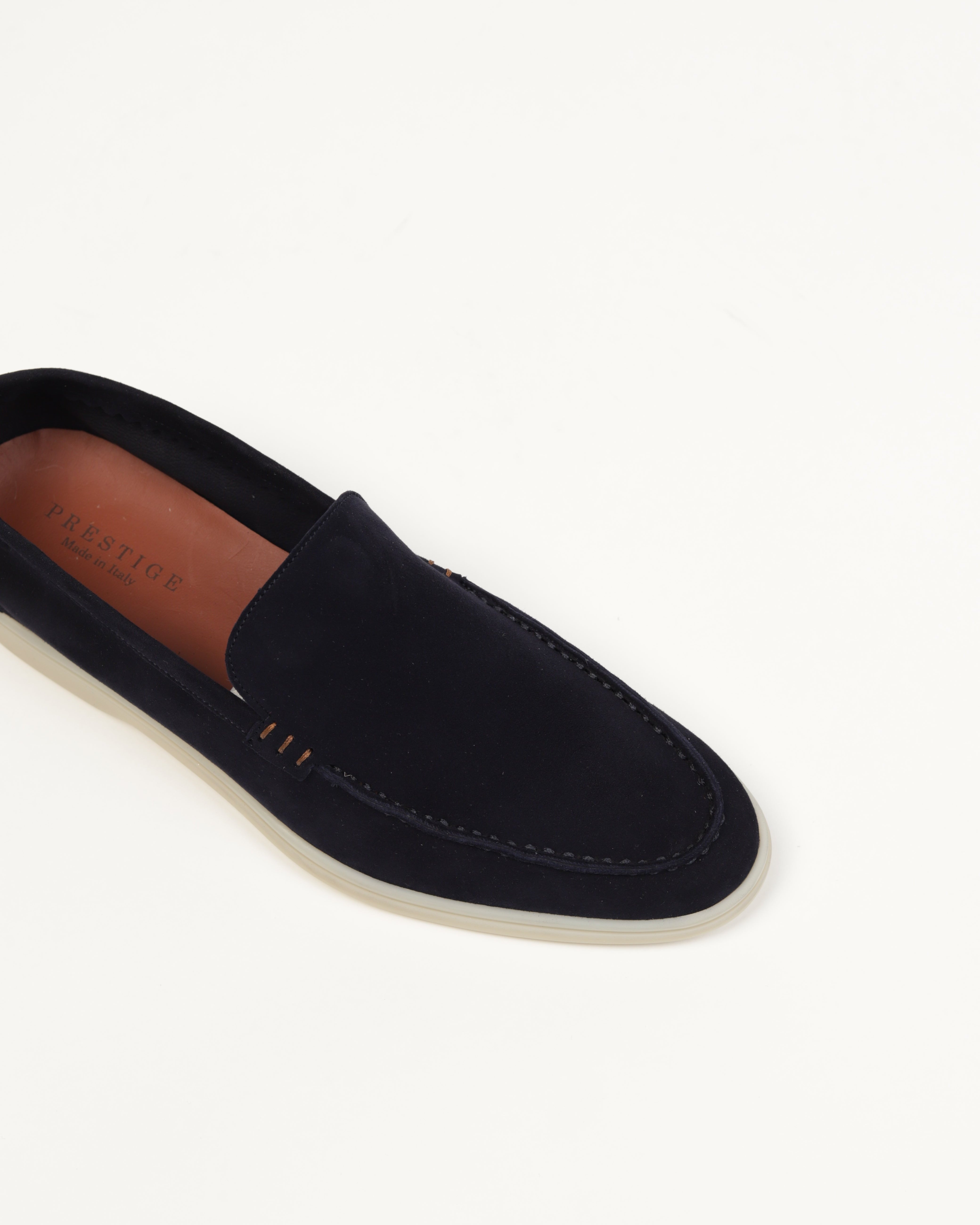 PS - MD92 Loafer Summer Walk - Suede Navy Blue