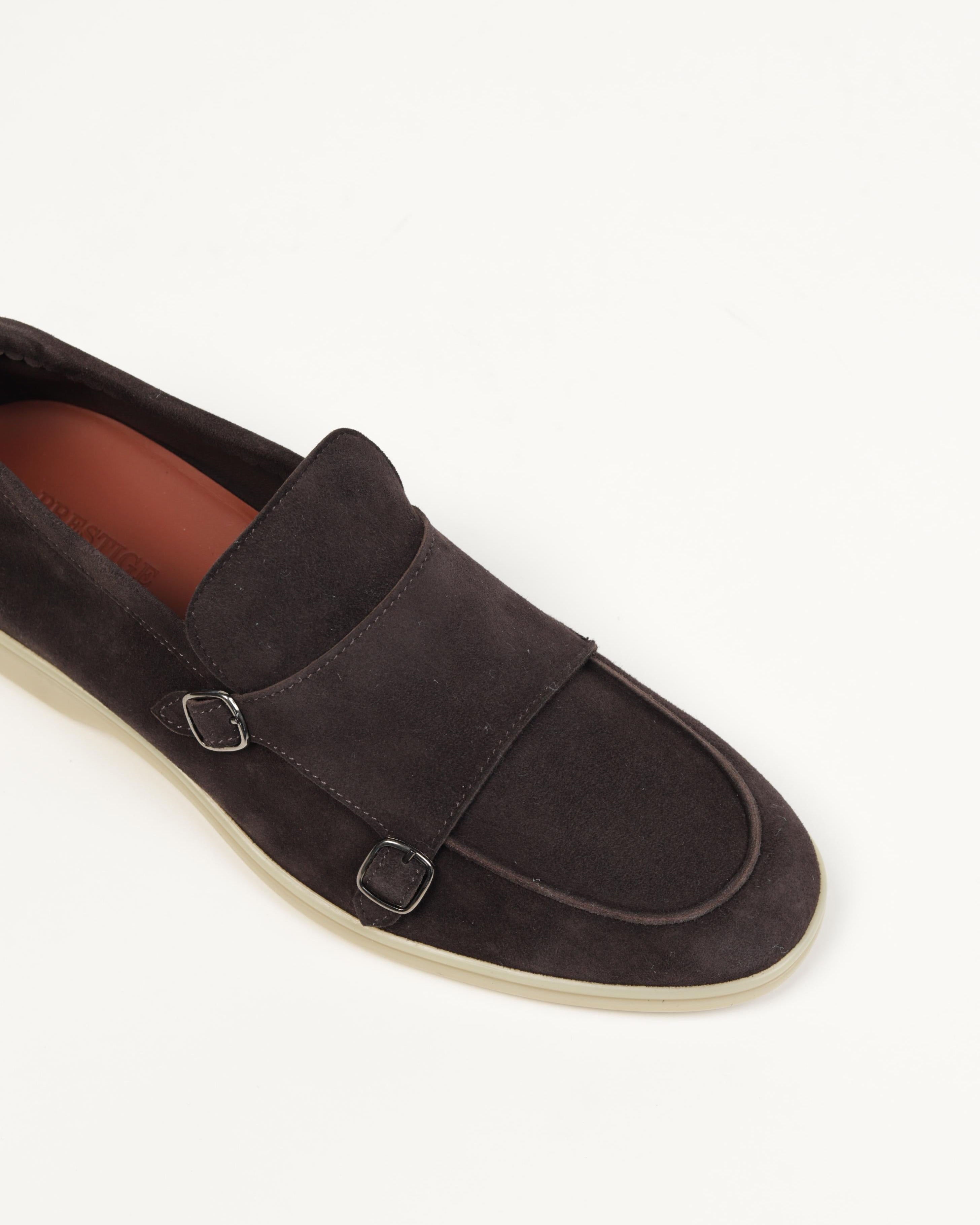 PS-U5338  SMV Loafer MONK - Velour T-Moro