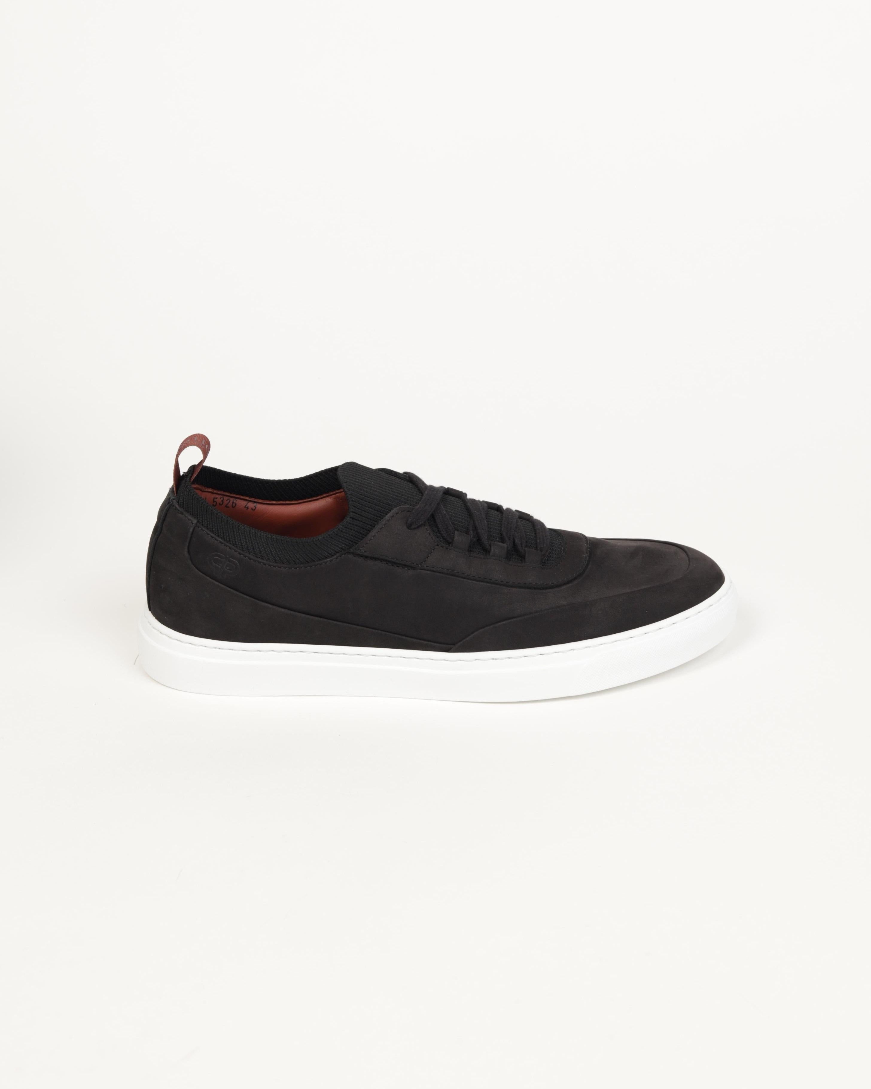 PGS - U5326 Sneaker Soho Nabuk - Lightweight - BLACK