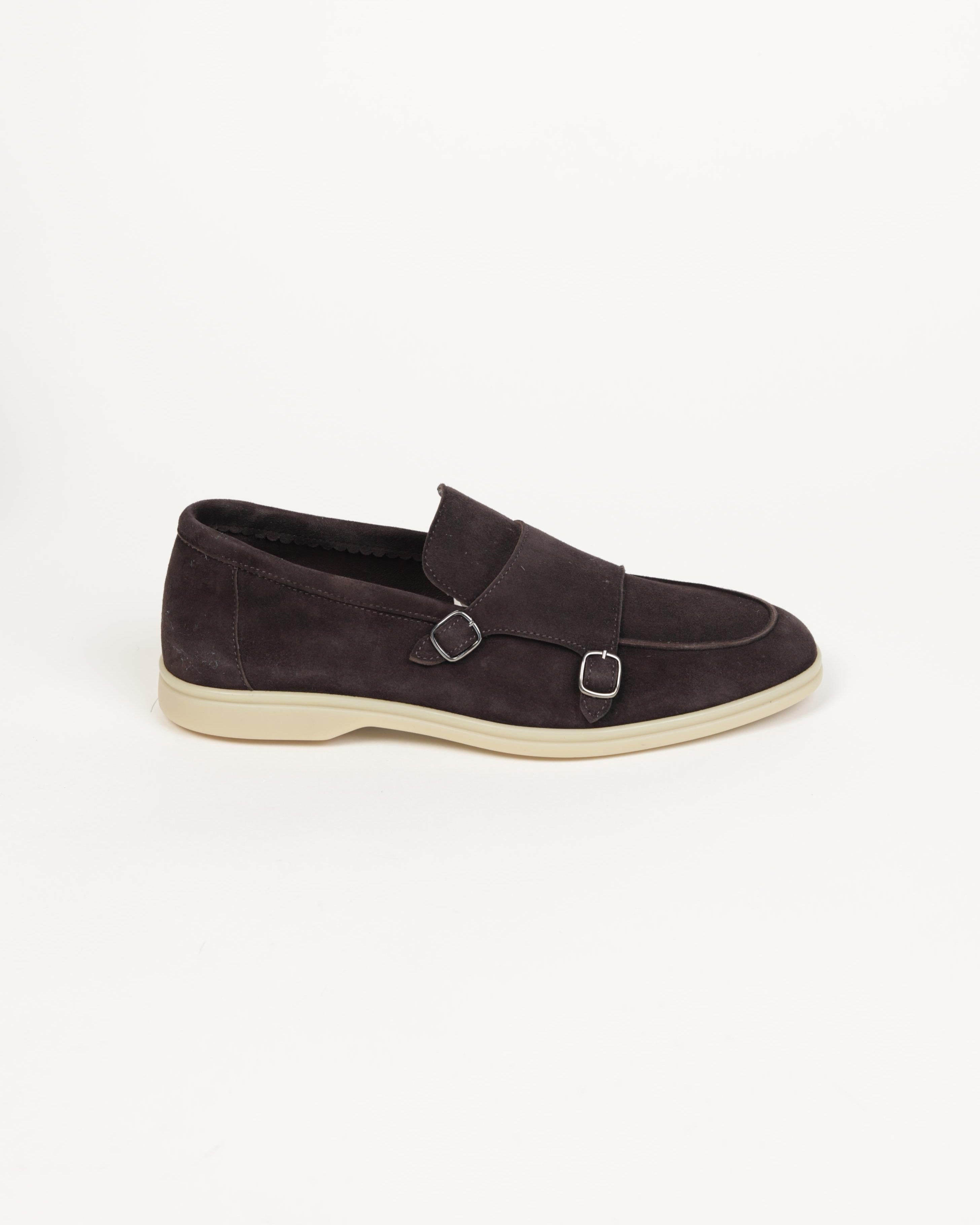 PS-U5338  SMV Loafer MONK - Velour T-Moro