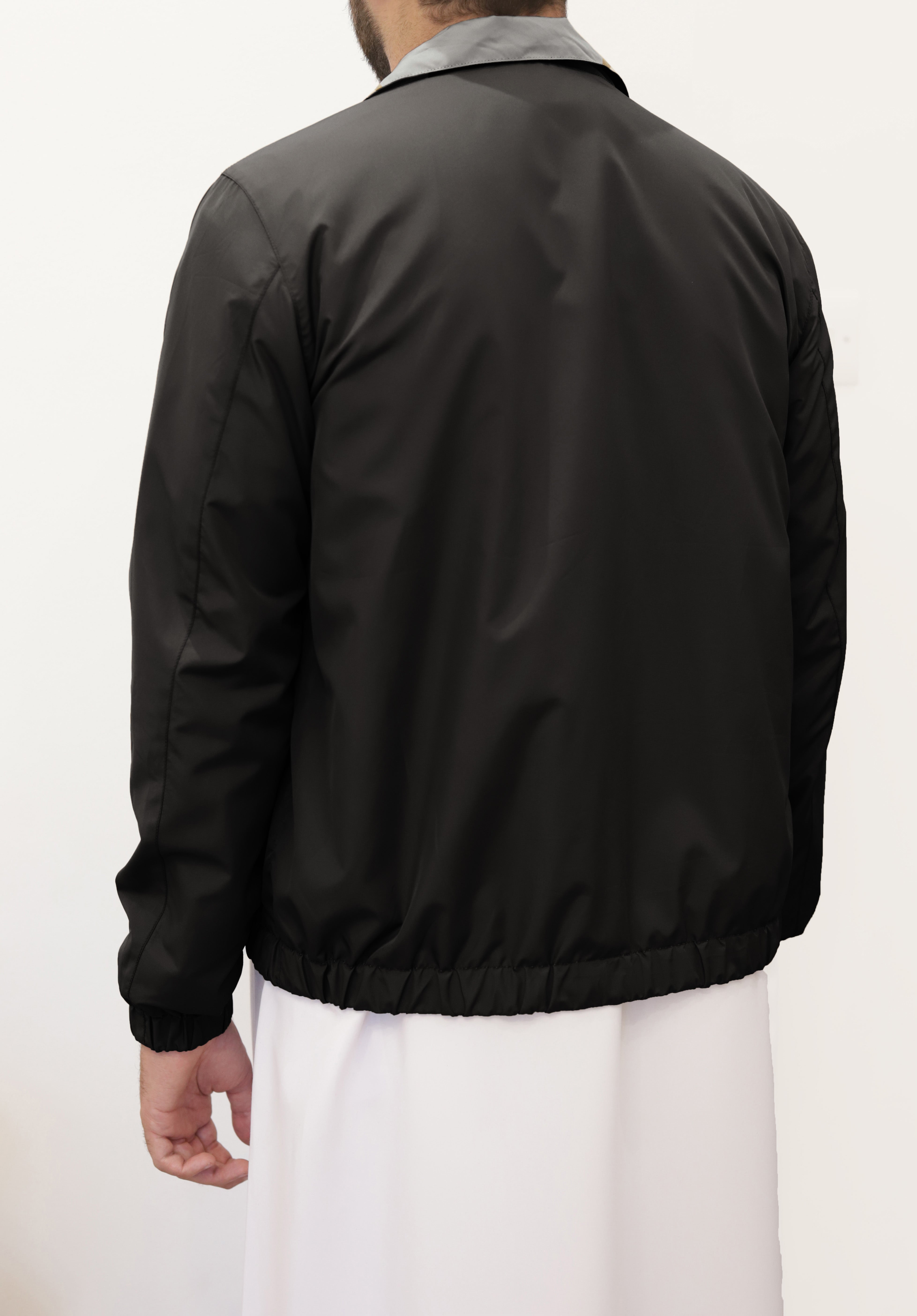 PRESTIGE BOMBER STORM MICROFIBER JACKET REVERSIBLE - Black / Gray