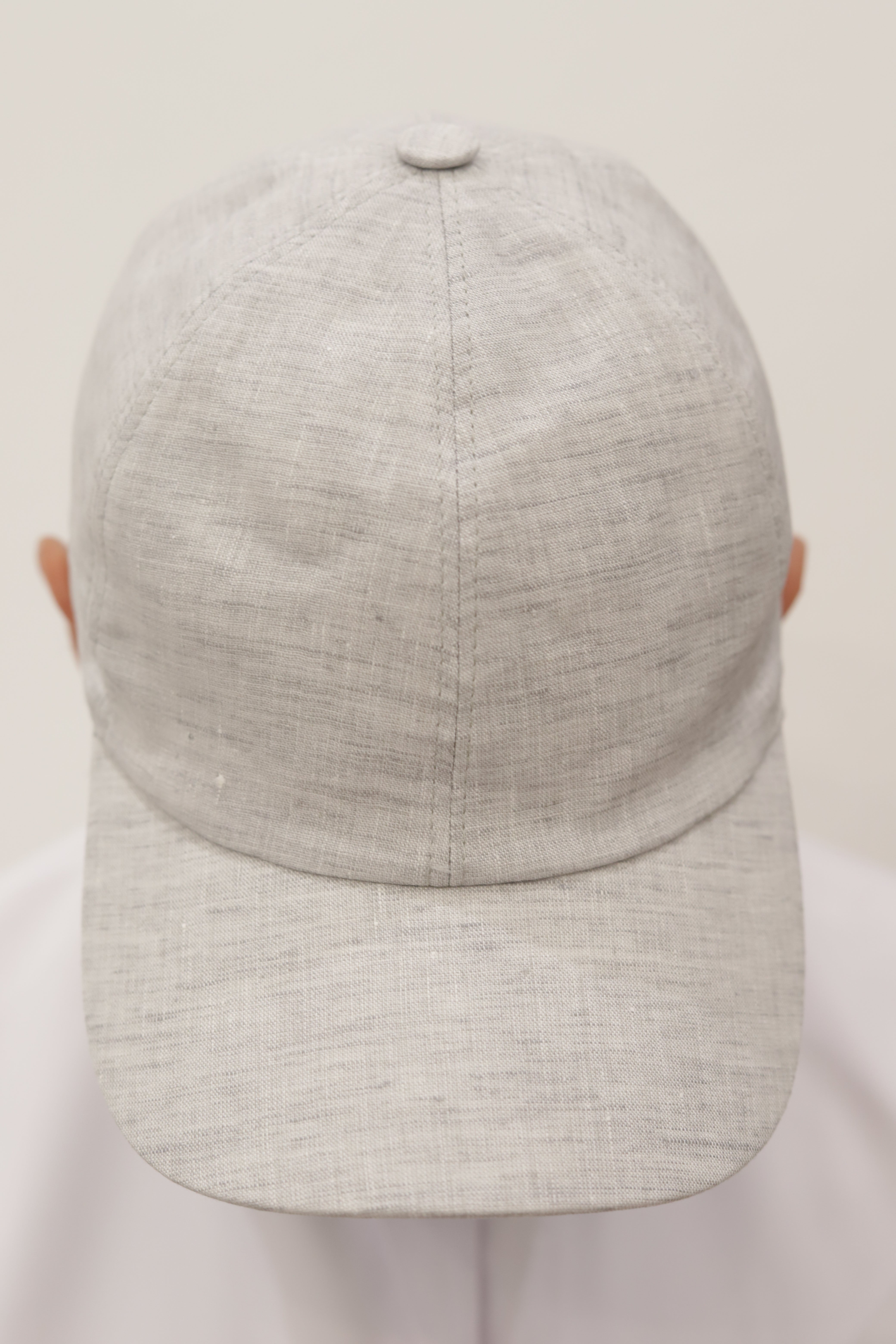 PCL 002 GREY - BASEBALL CAP LINEN