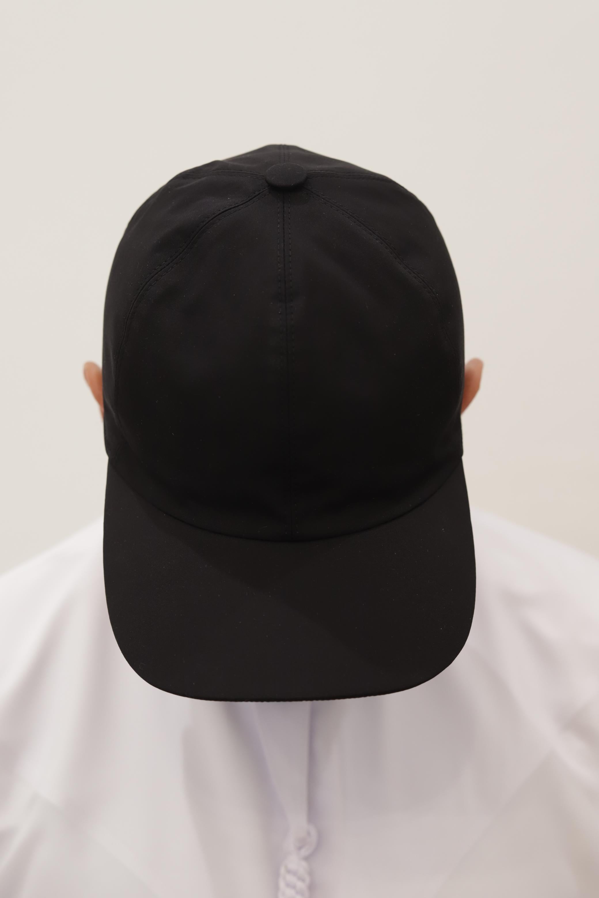 PCC 001 BLACK - BASEBALL CAP COTTON