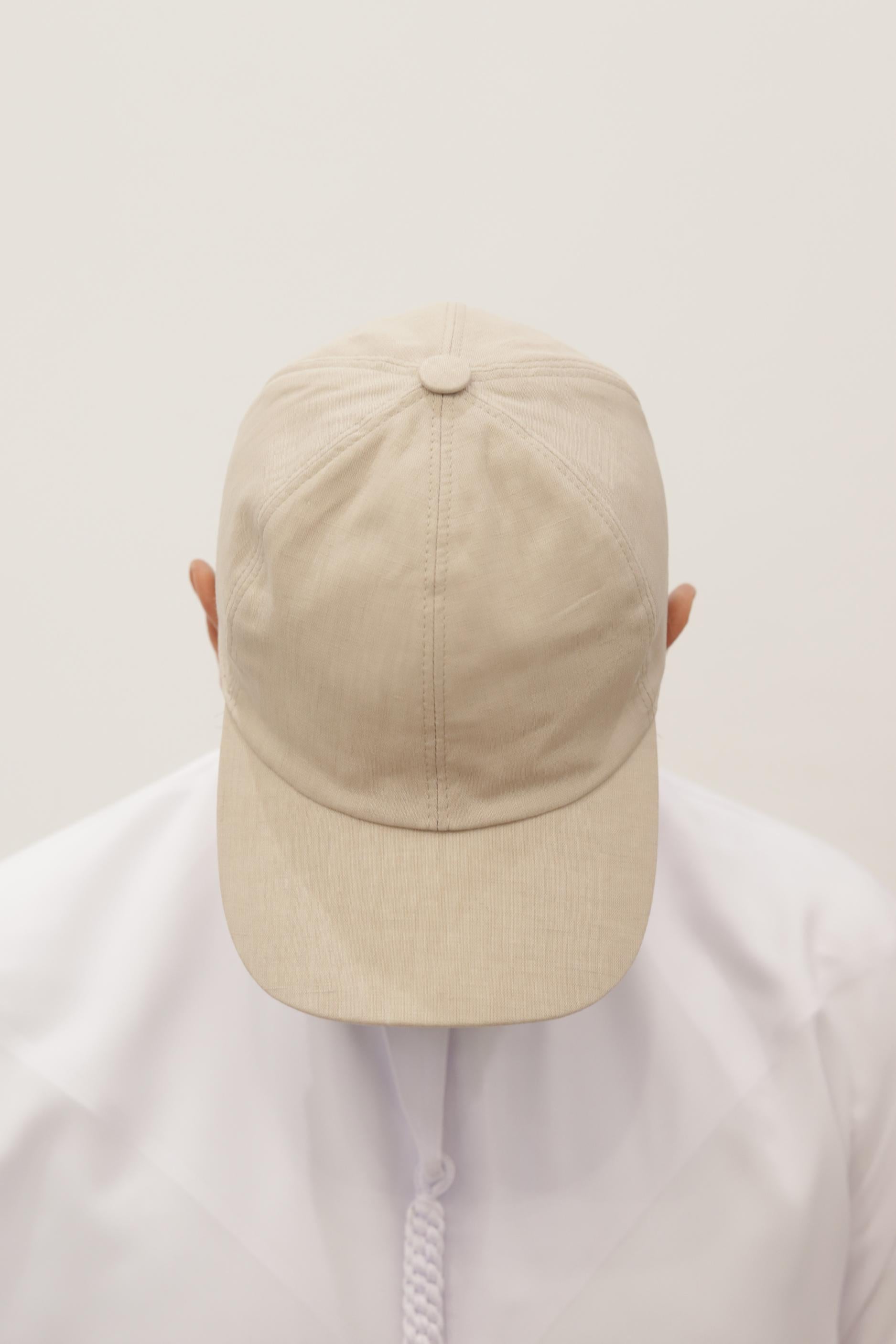 PCL 003 BEIGE - BASEBALL CAP LINEN