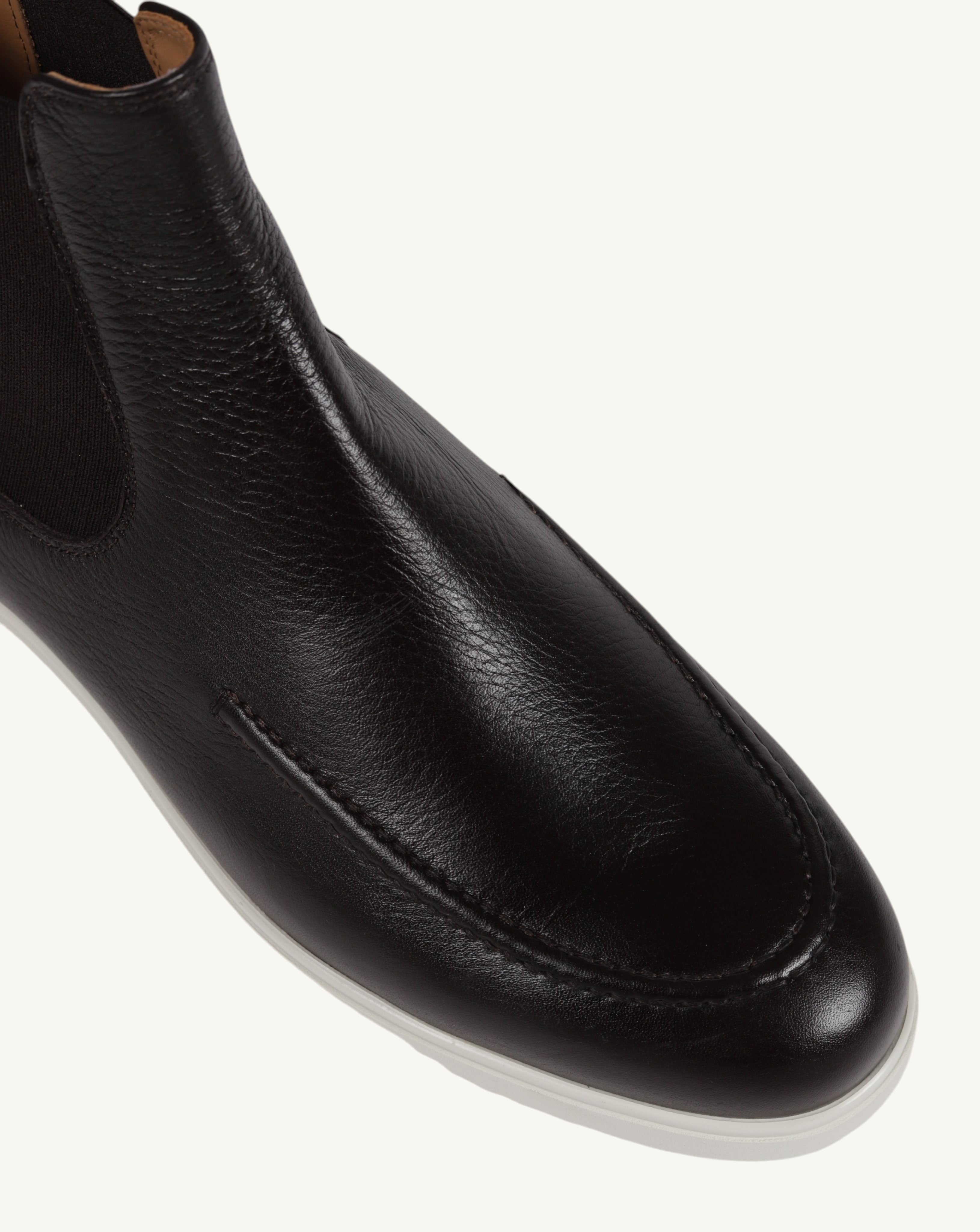 PS-U1063E-H02 CHELSEA BOOT GRAIN DEER BROWN