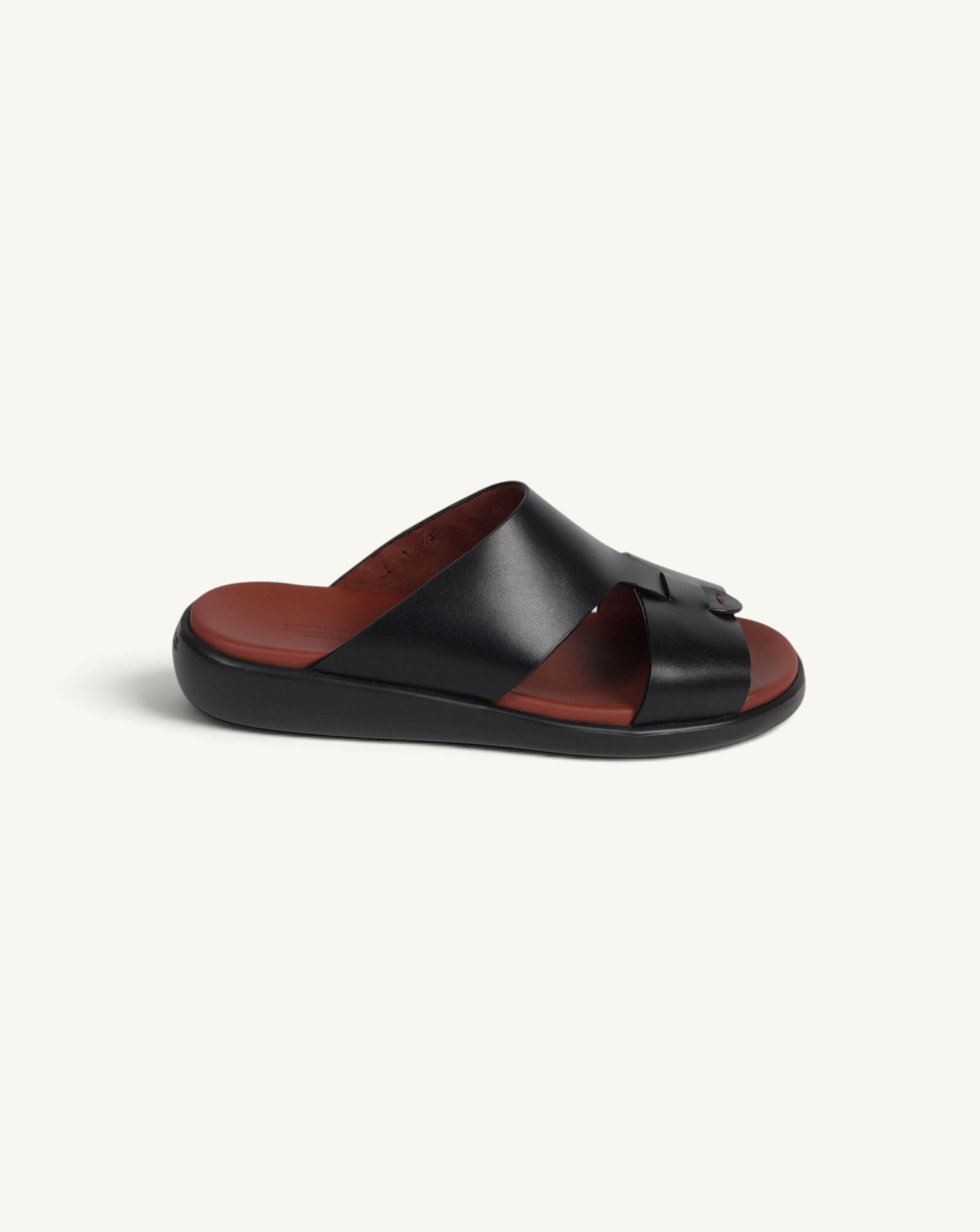 PSNC-XL1  SOFT NAPPA CALF  BLACK