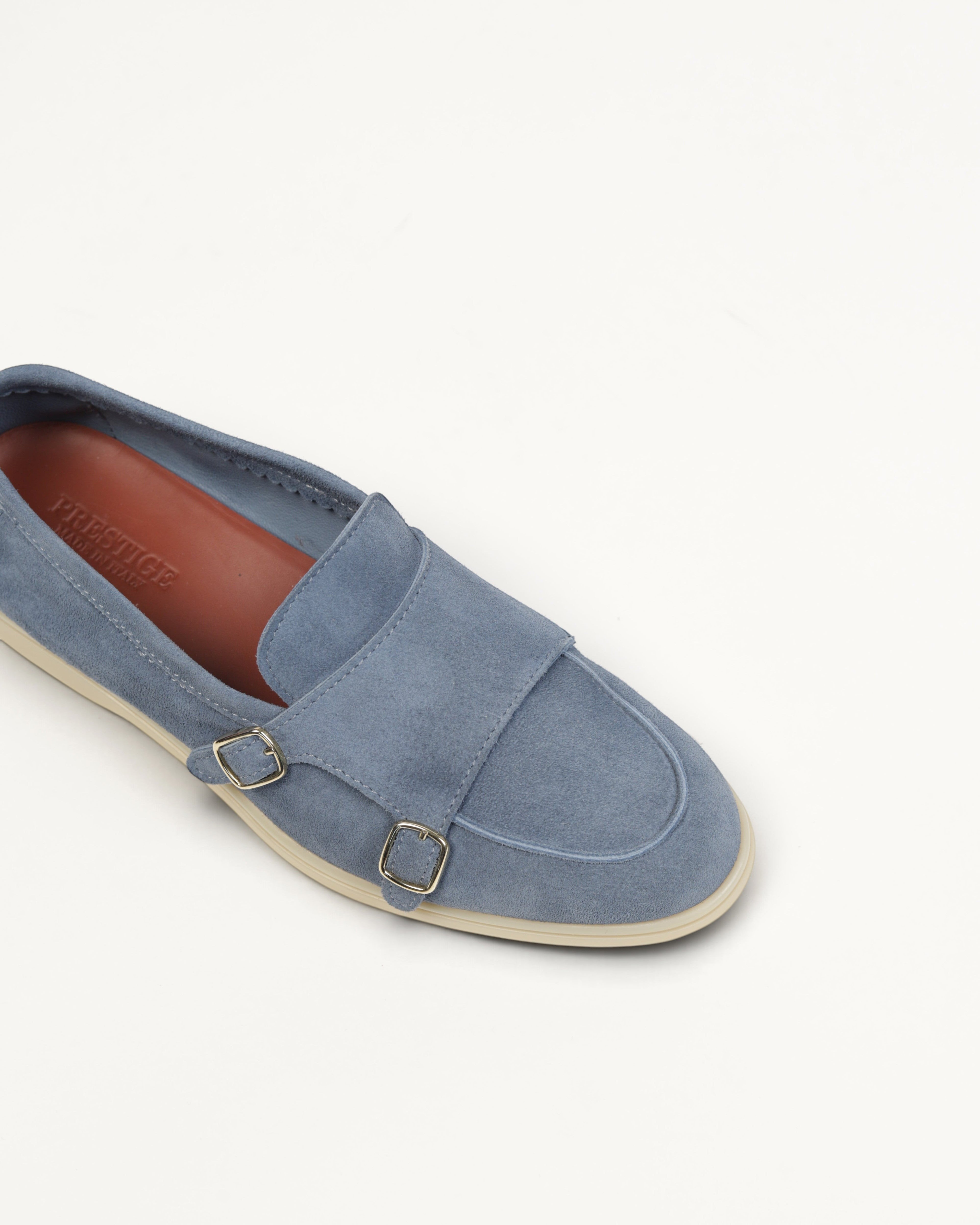 PS - D5338 Loafer Monk Walk REVERSE - BLUE