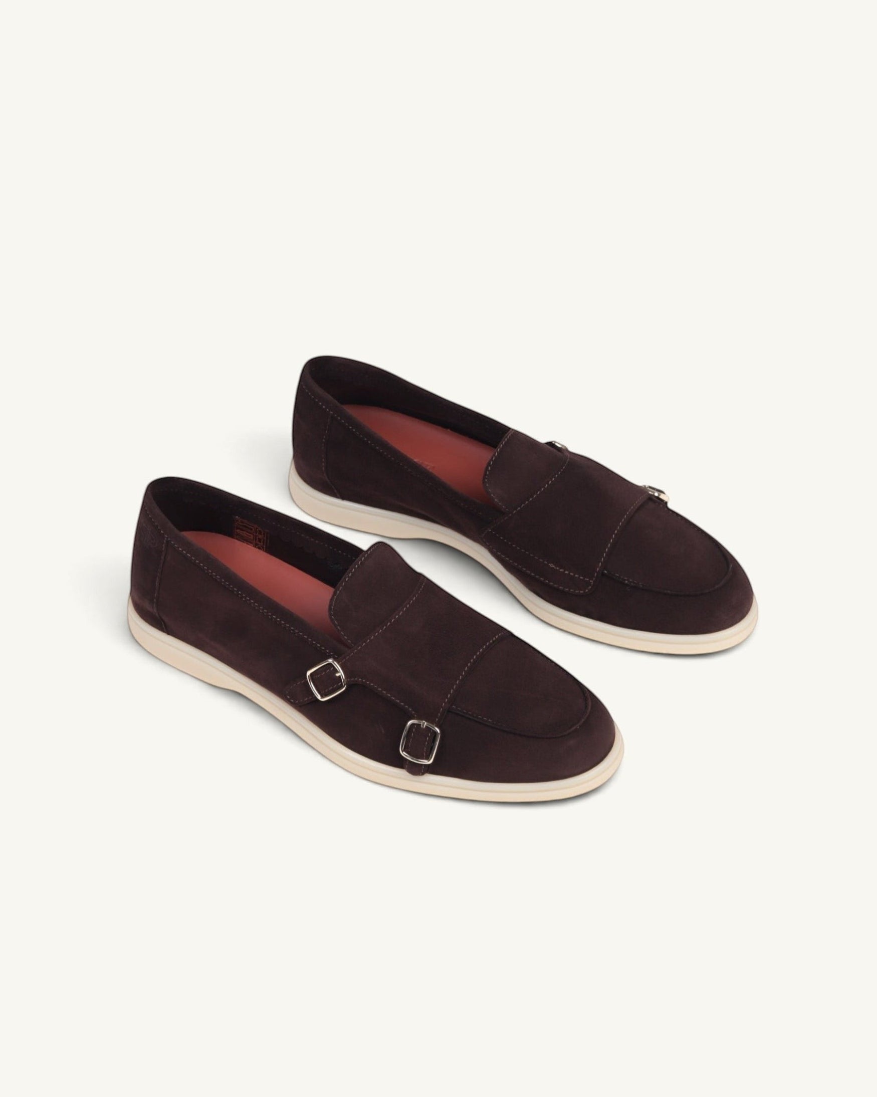 PS - D5338 Loafer Monk Walk  REVERSE - Dark Brown
