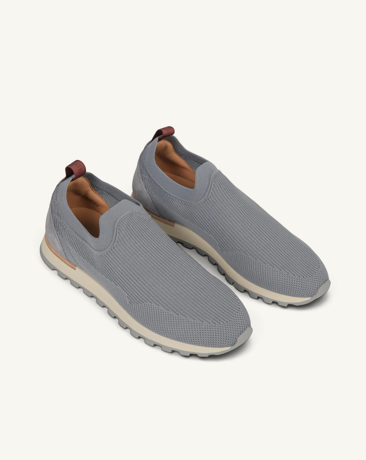 Prestige PS-U5317 Flexy active runners in grey knit fabric with a comfortable slip-on design and durable sole