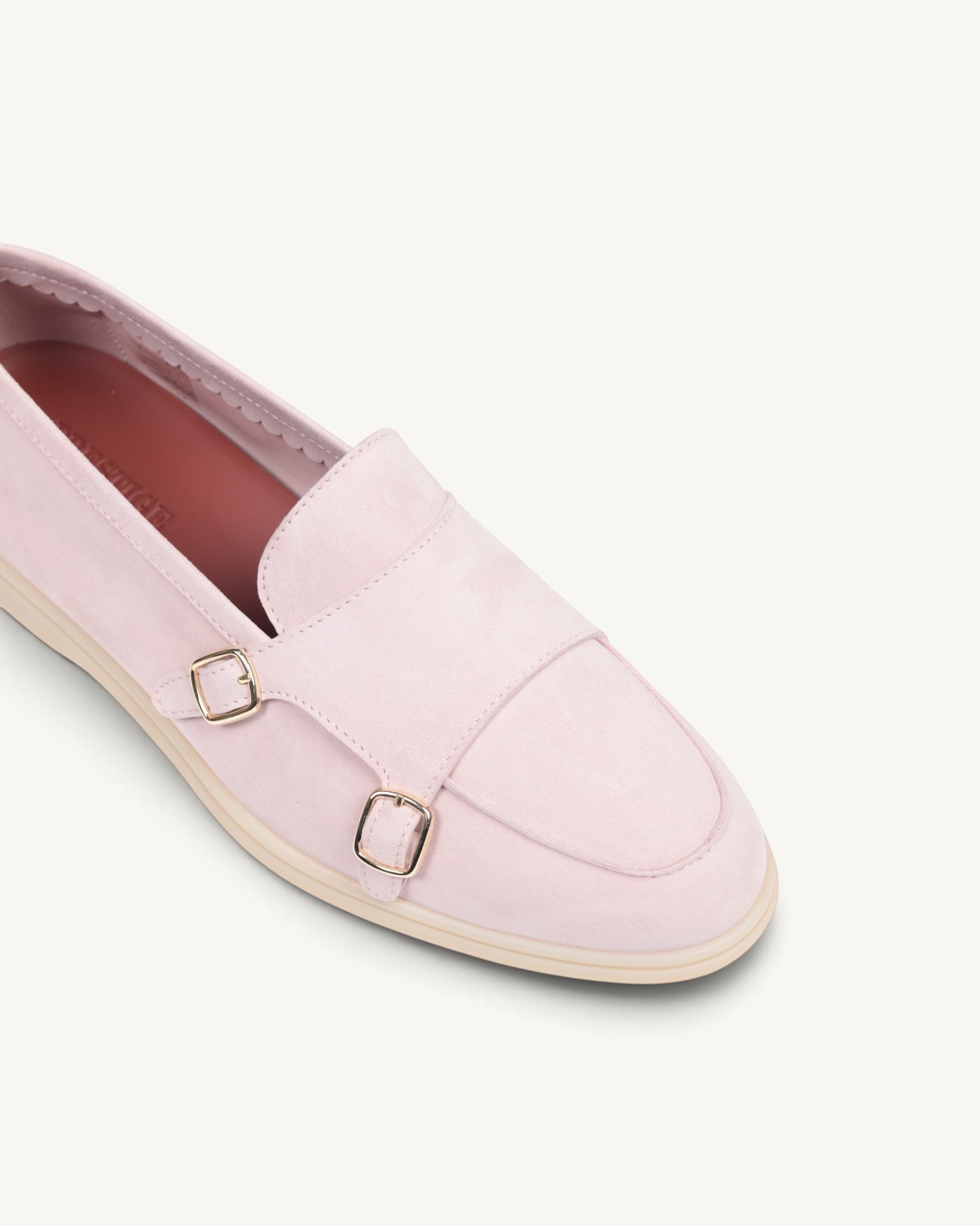 PS - D5338 Loafer Monk Walk  REVERSE - NUDE