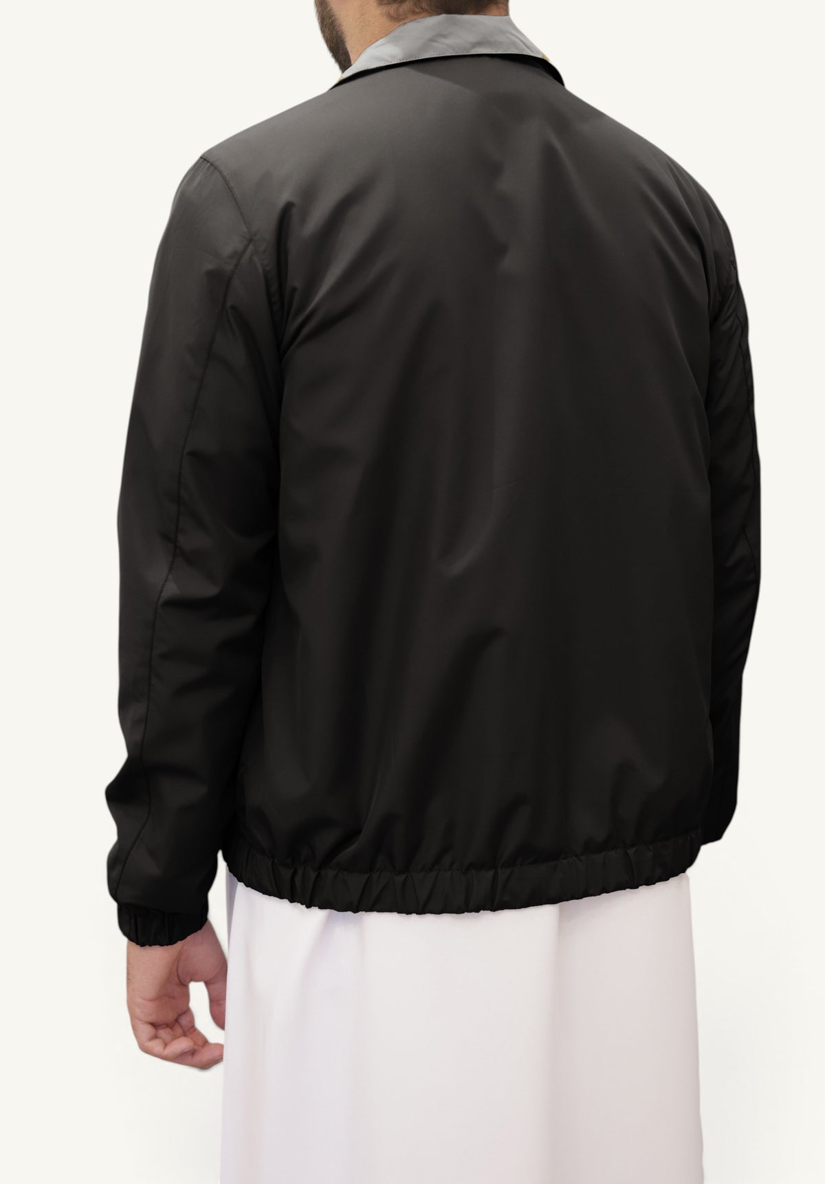 PRESTIGE BOMBER STORM MICROFIBER JACKET REVERSIBLE - Black / Grey
